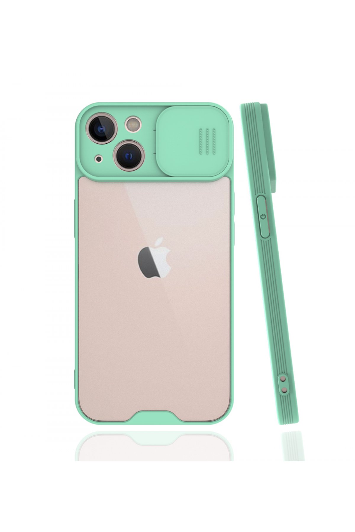 Newface iPhone 13 Mini Raze Metal Kamera Lens - Kırmızı