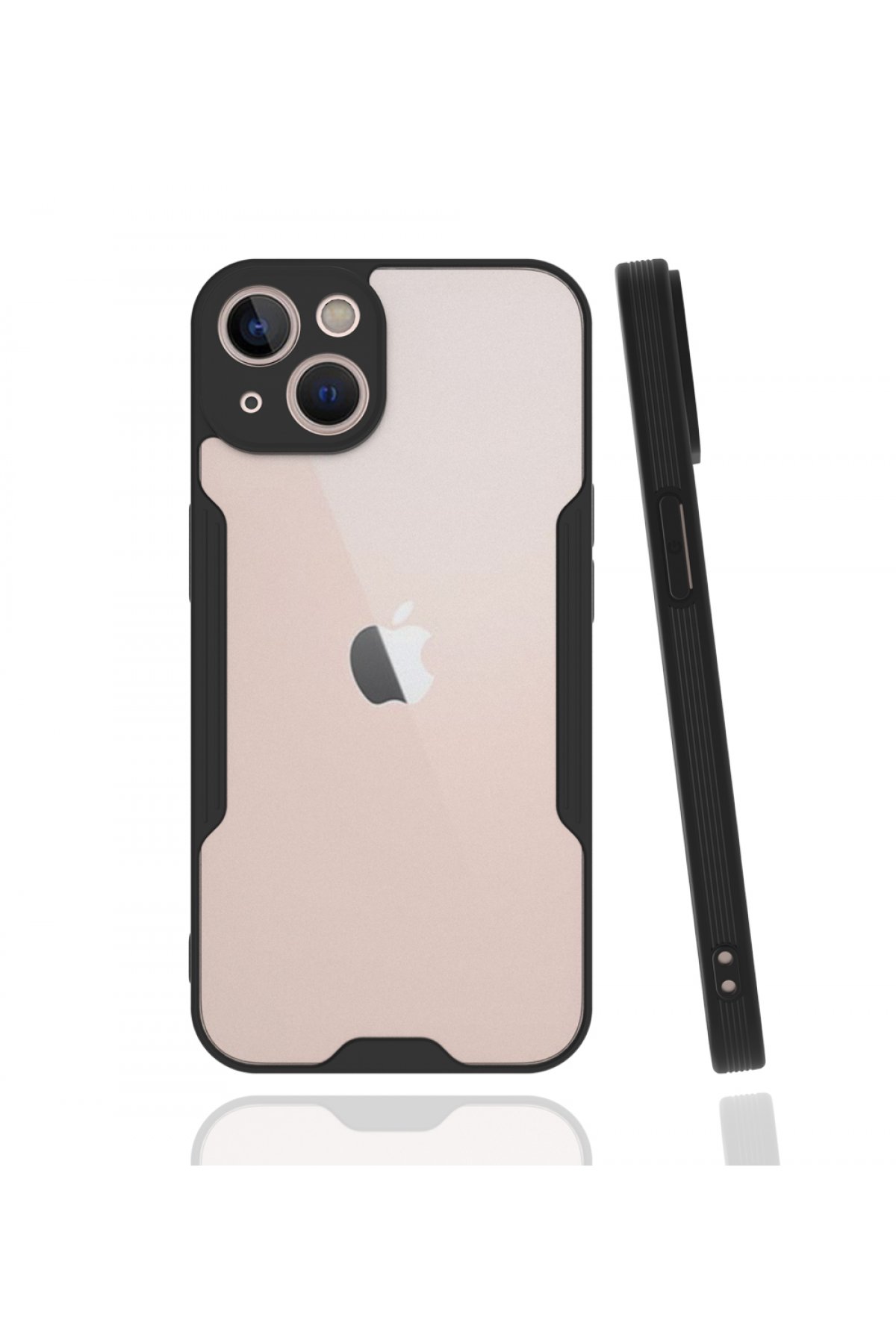 Newface iPhone 13 Mini Kılıf Platin Kamera Koruma Silikon - Lila