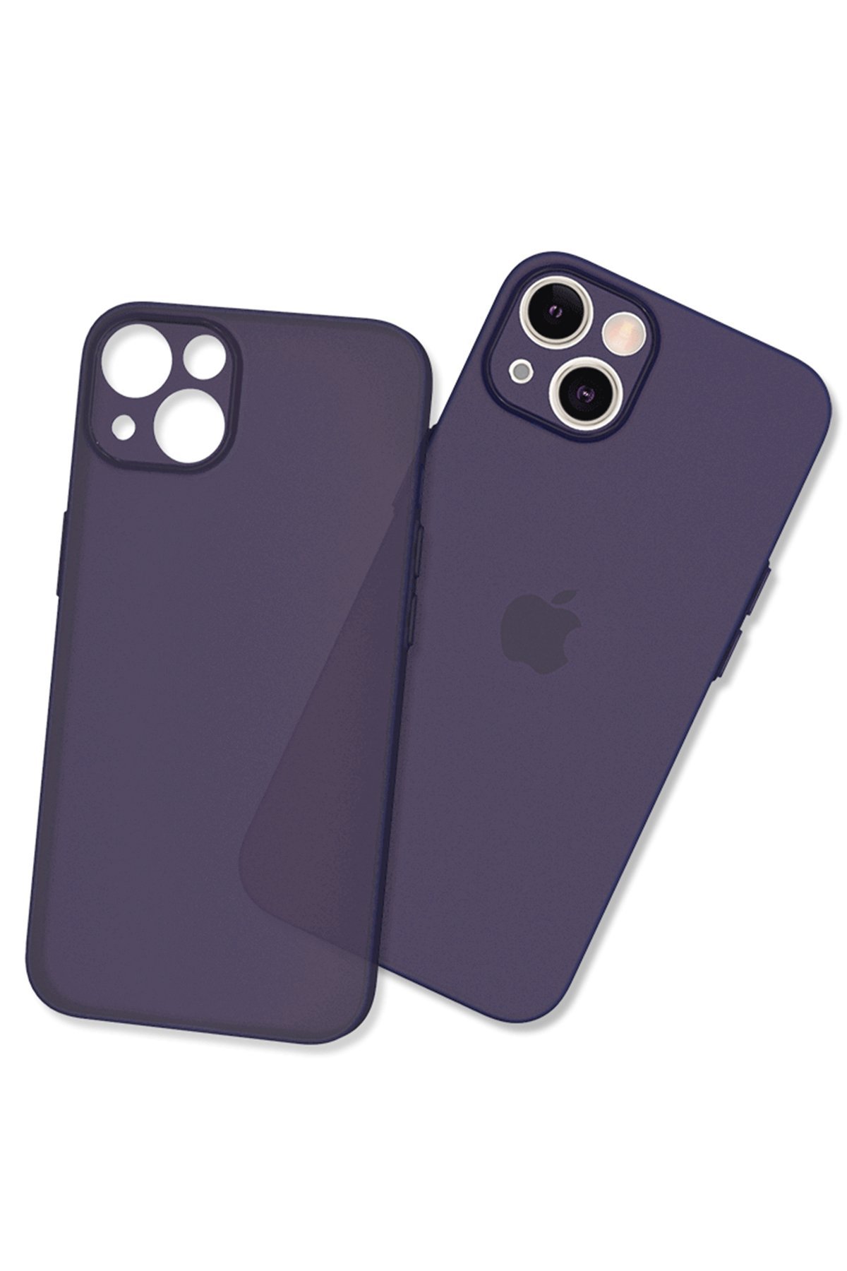 Newface iPhone 13 Mini Neon Fosforlu Kamera Lens - Sarı