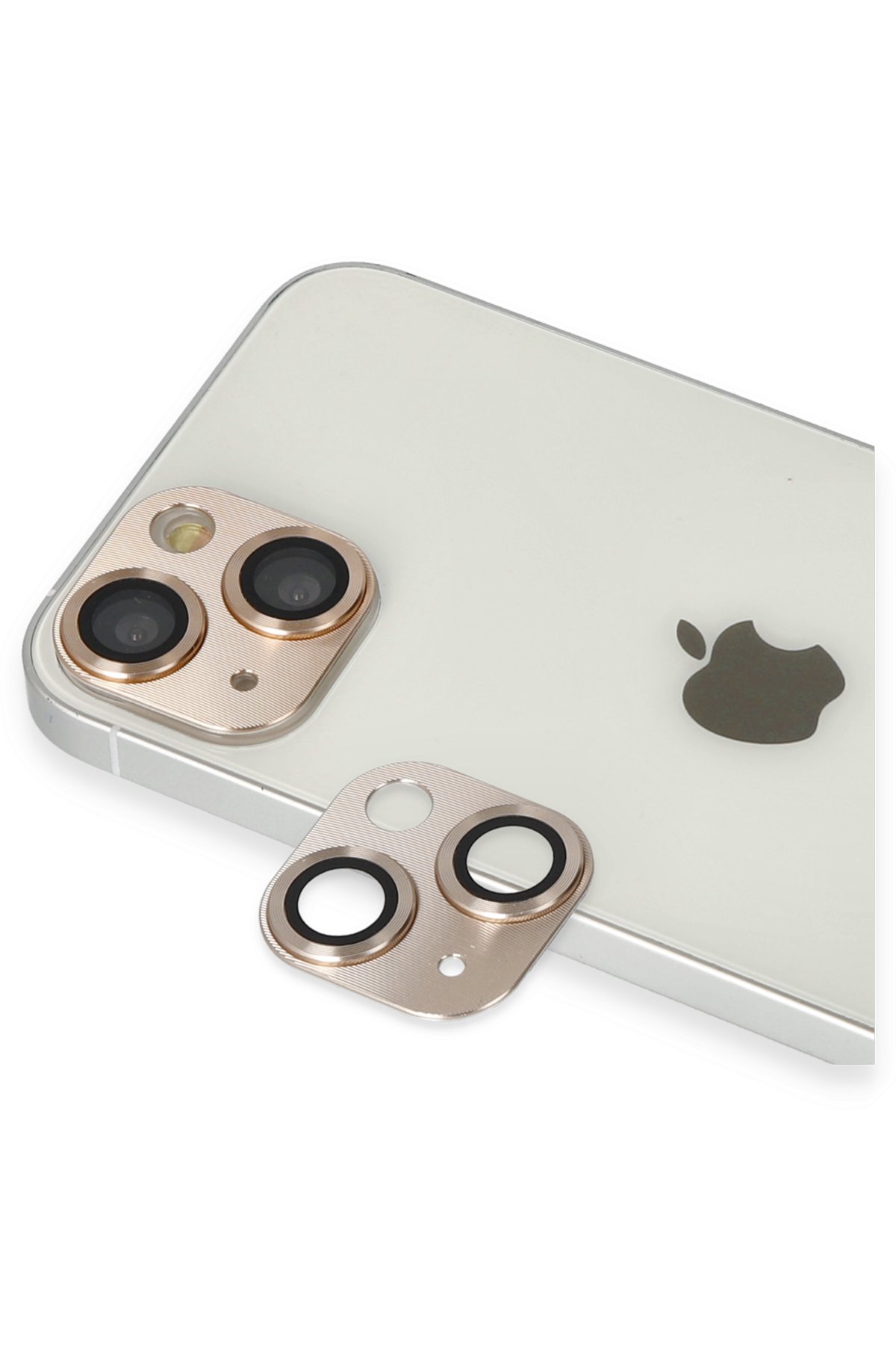 Newface iPhone 13 Shine Kamera Lens Koruma Cam - Gümüş