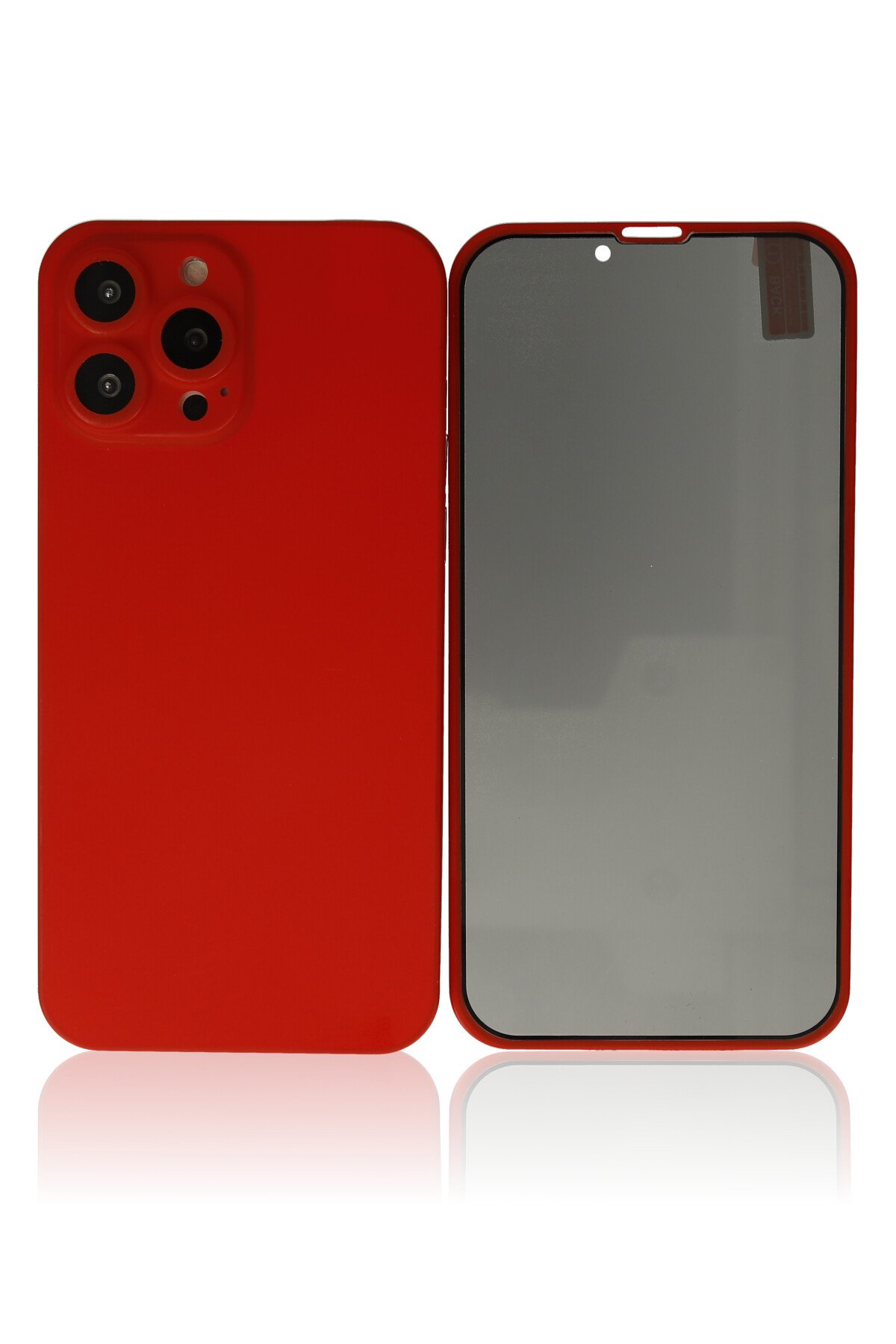 Newface iPhone 13 Pro Kılıf Coco Deri Silikon Kapak - Açık Lila