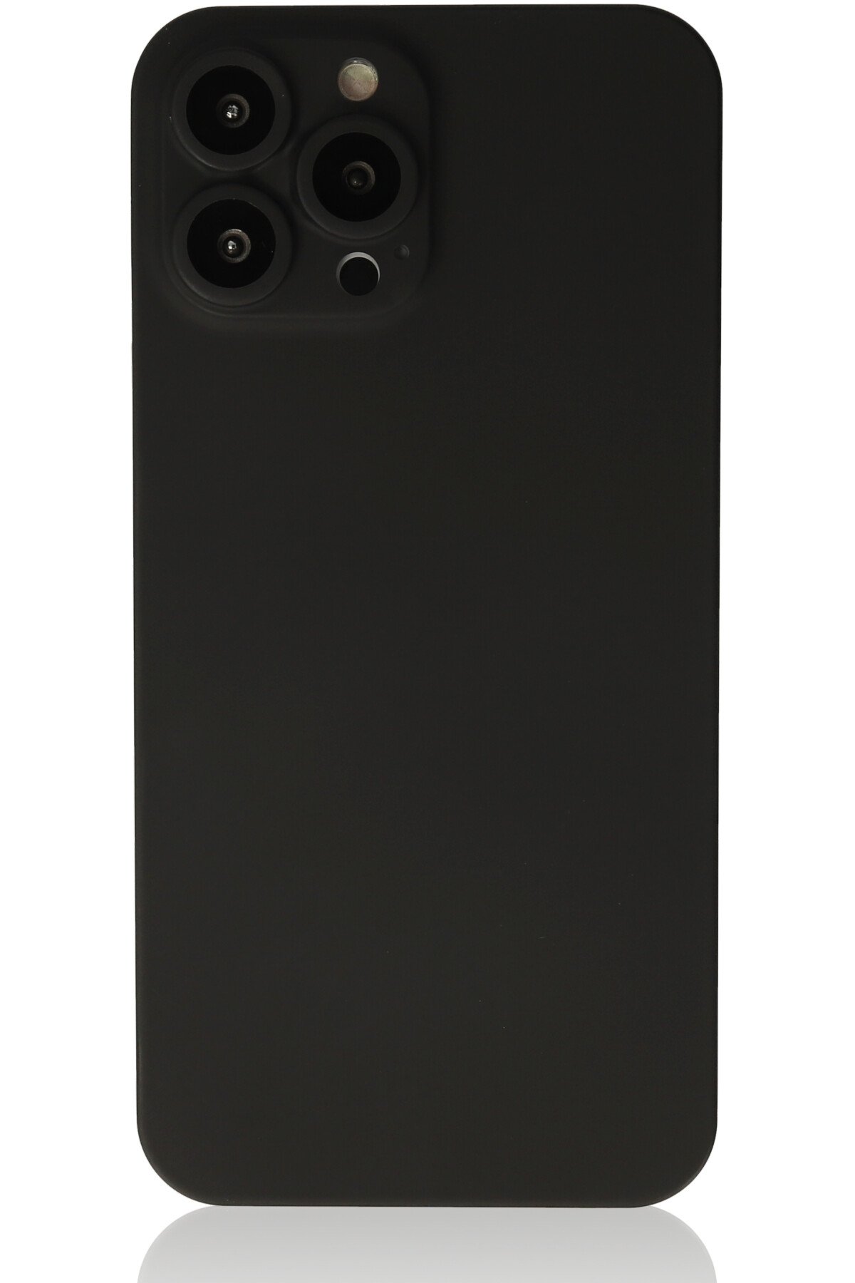 Newface iPhone 13 Pro Kılıf Lansman Glass Kapak - Siyah