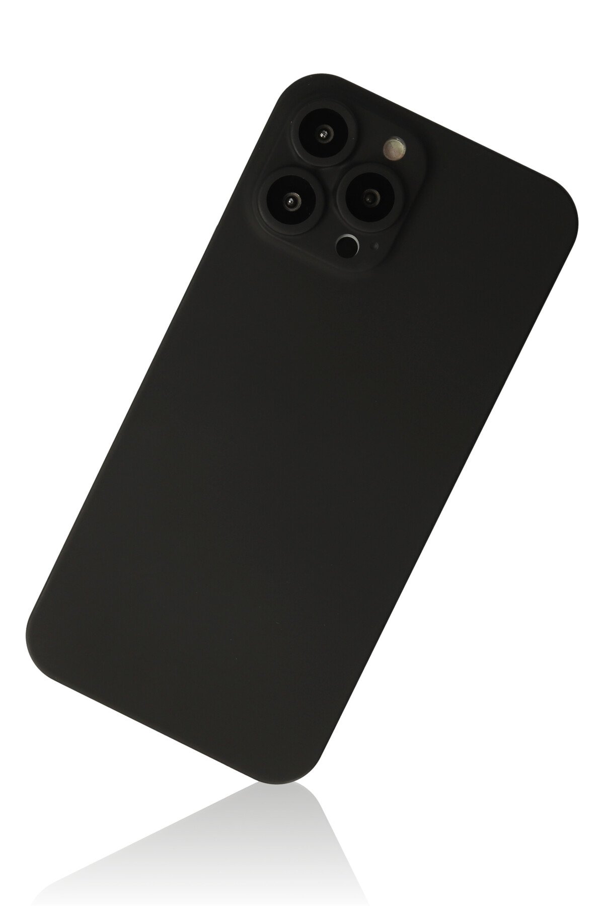 Newface iPhone 13 Pro Kılıf Lansman Glass Kapak - Siyah