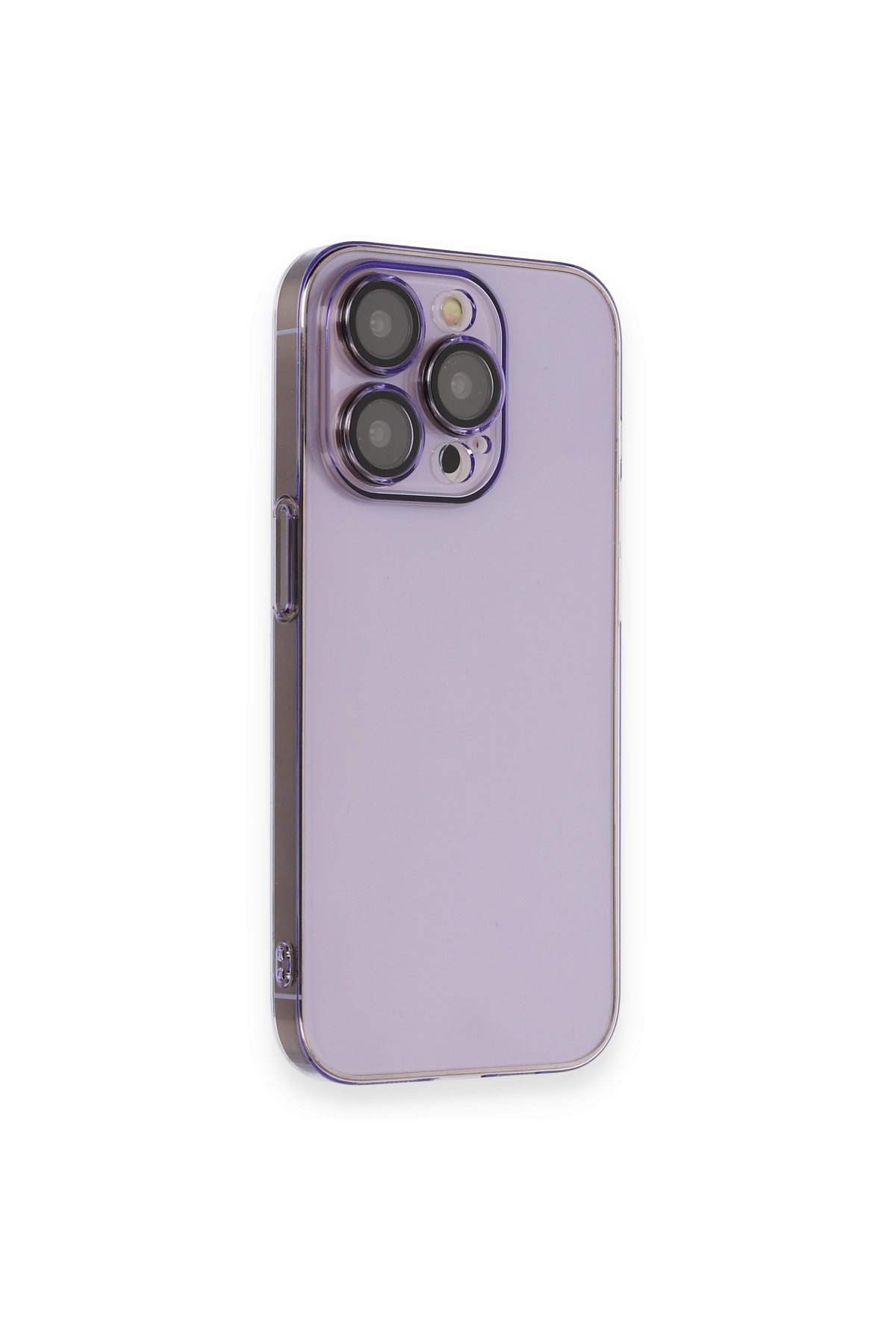 Newface iPhone 13 Pro Kılıf Liva Lens Silikon - Mavi