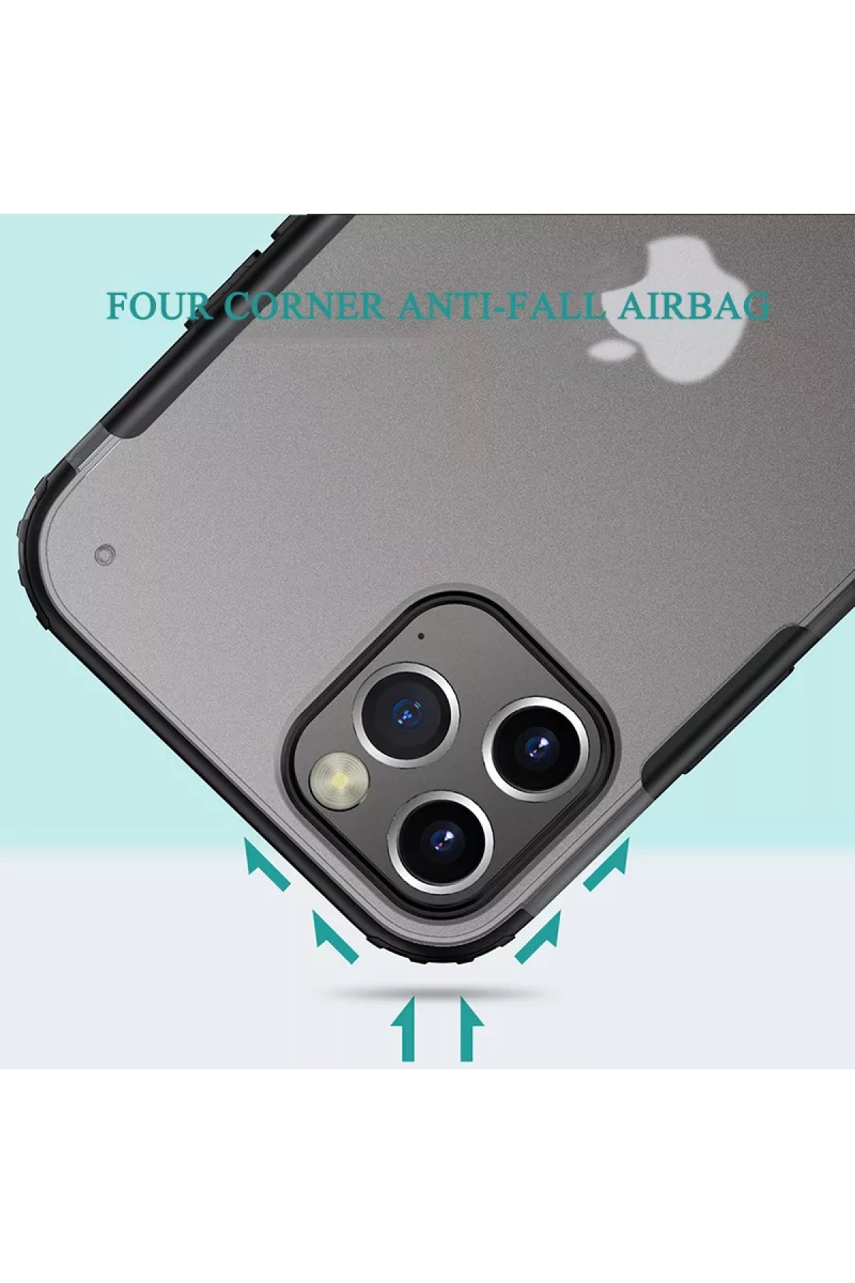 Newface iPhone 13 Pro Kılıf Palm Buzlu Kamera Sürgülü Silikon - Pembe