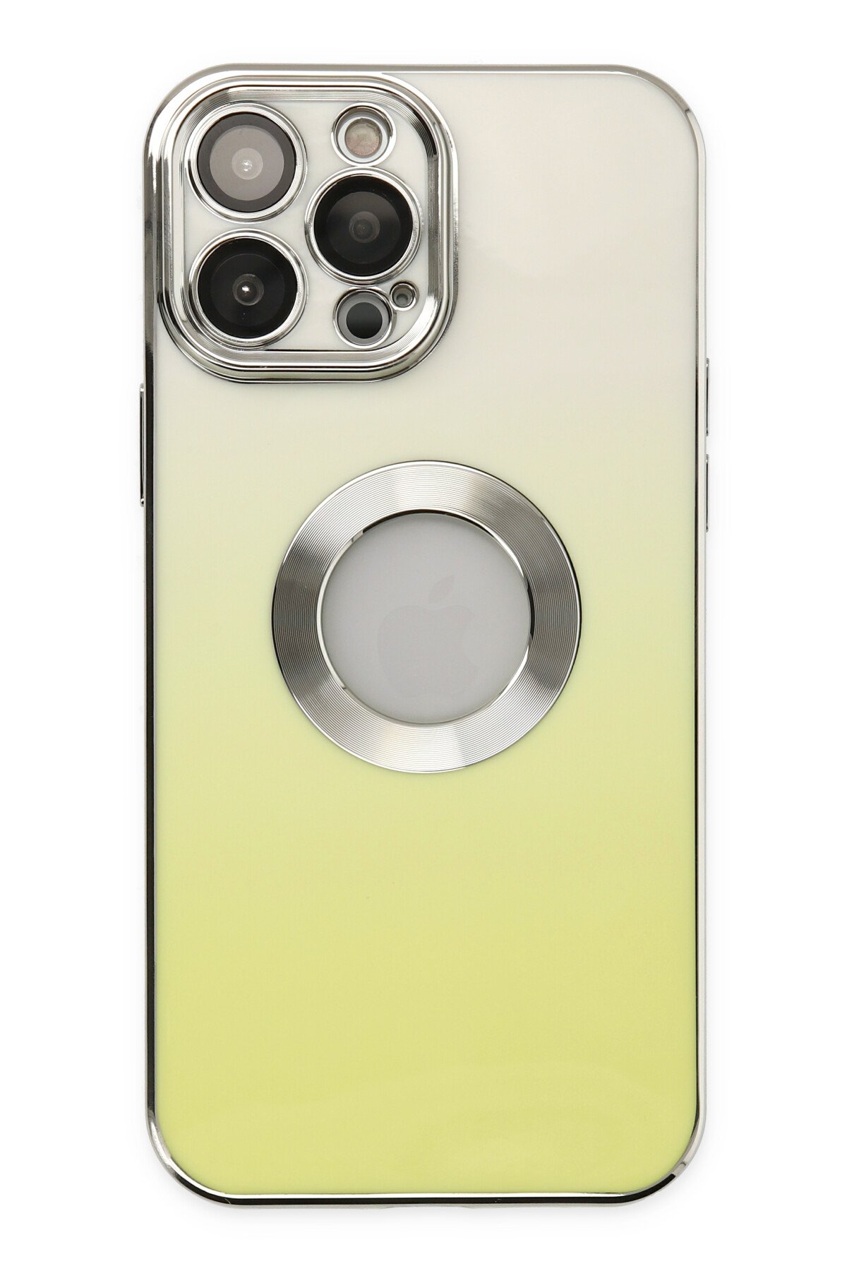 Newface iPhone 13 Pro Kılıf Platin Silikon - Siyah
