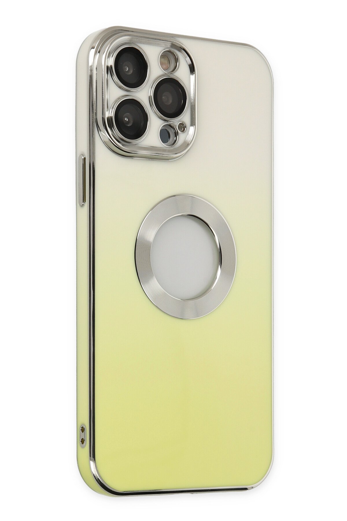 Newface iPhone 13 Pro Kılıf Platin Silikon - Siyah