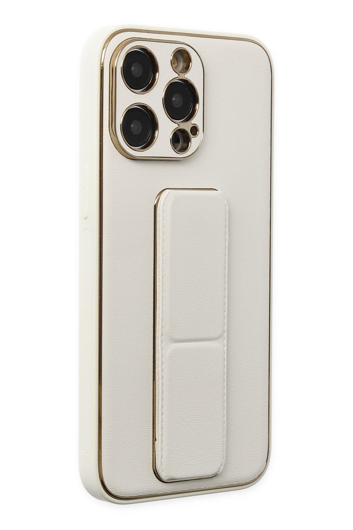 Newface iPhone 13 Pro Kılıf Mega Standlı Silikon - Siyah