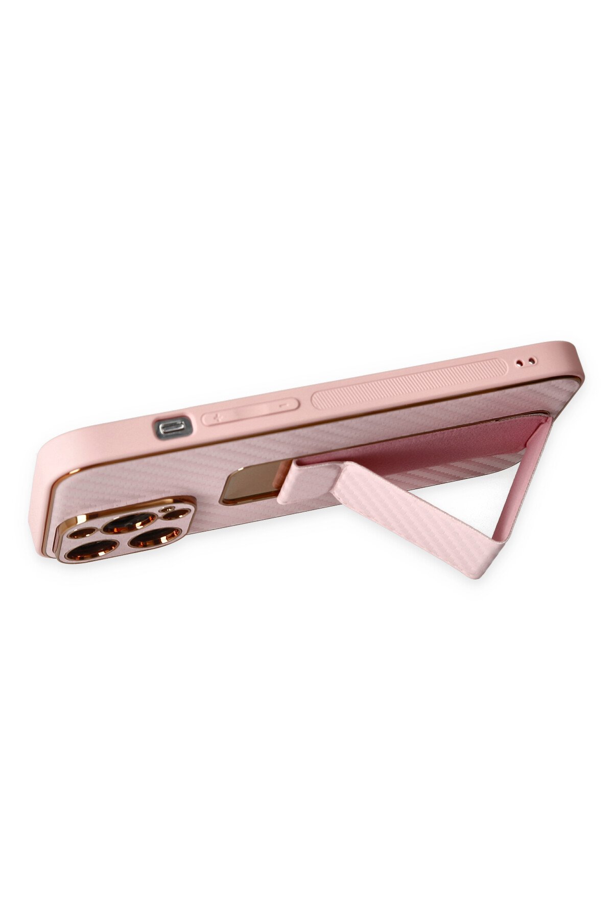 Newface iPhone 13 Pro Shine Kamera Lens Koruma Cam - Gold