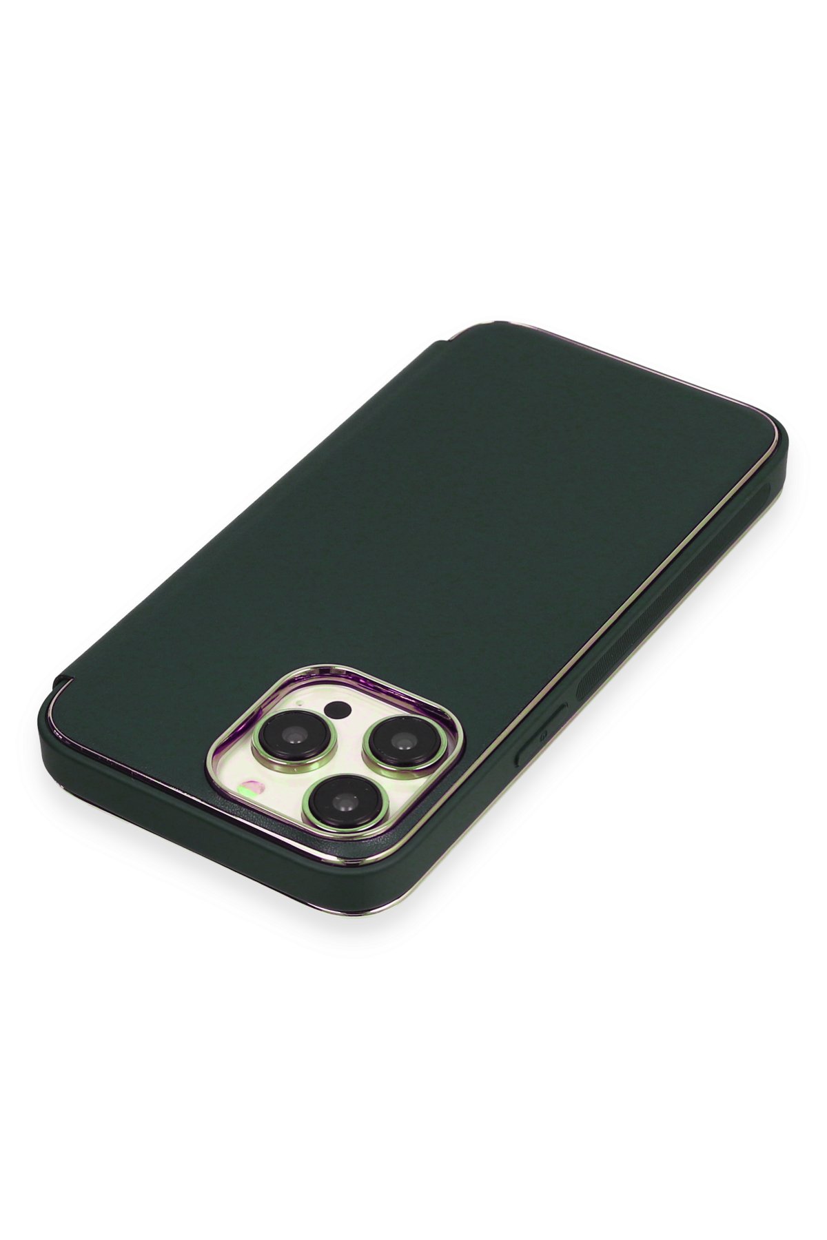 Newface iPhone 13 Pro Kılıf Armada Lensli Kapak - Yeşil