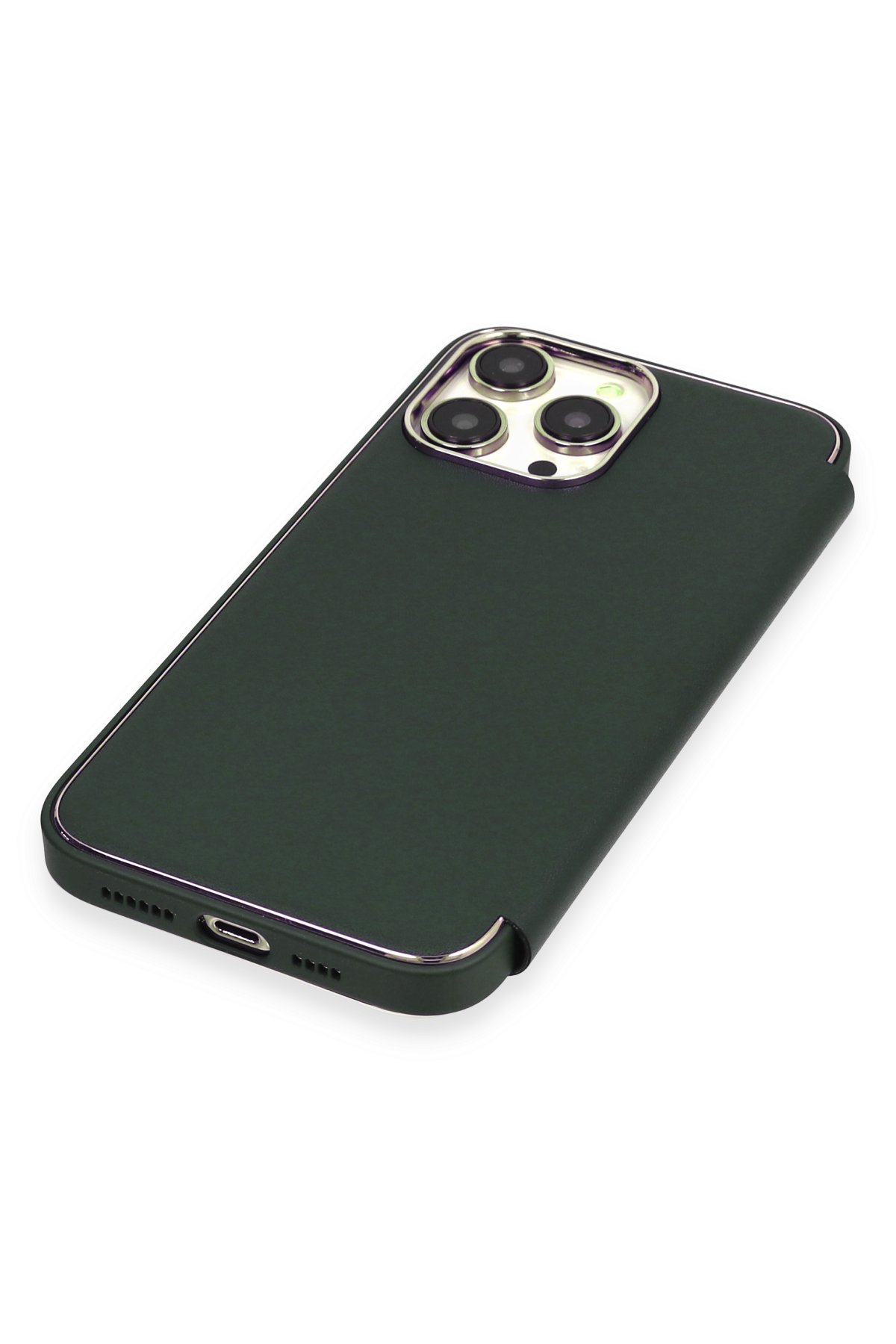 Newface iPhone 13 Pro Kılıf Armada Lensli Kapak - Yeşil