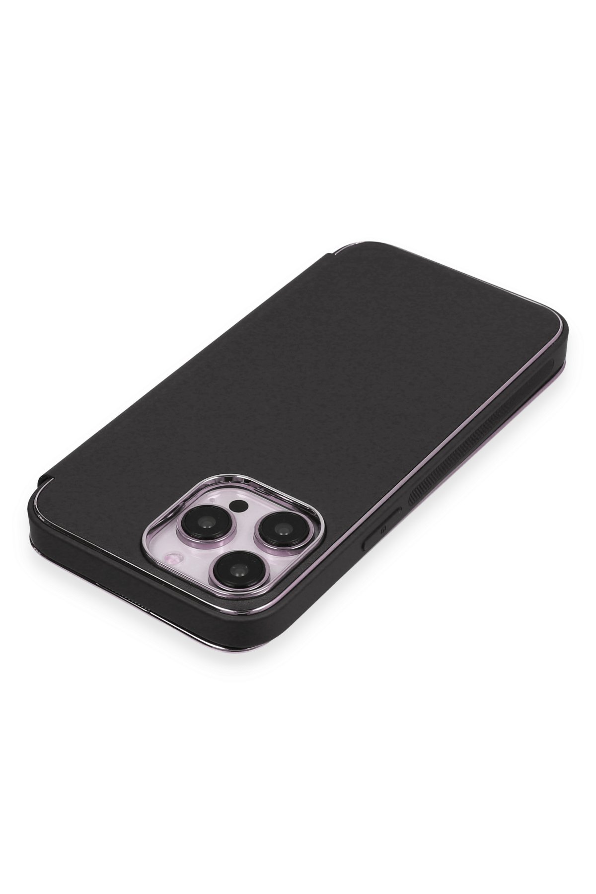 Newface iPhone 13 Pro Kılıf Rolet Stand Kapak - Lacivert