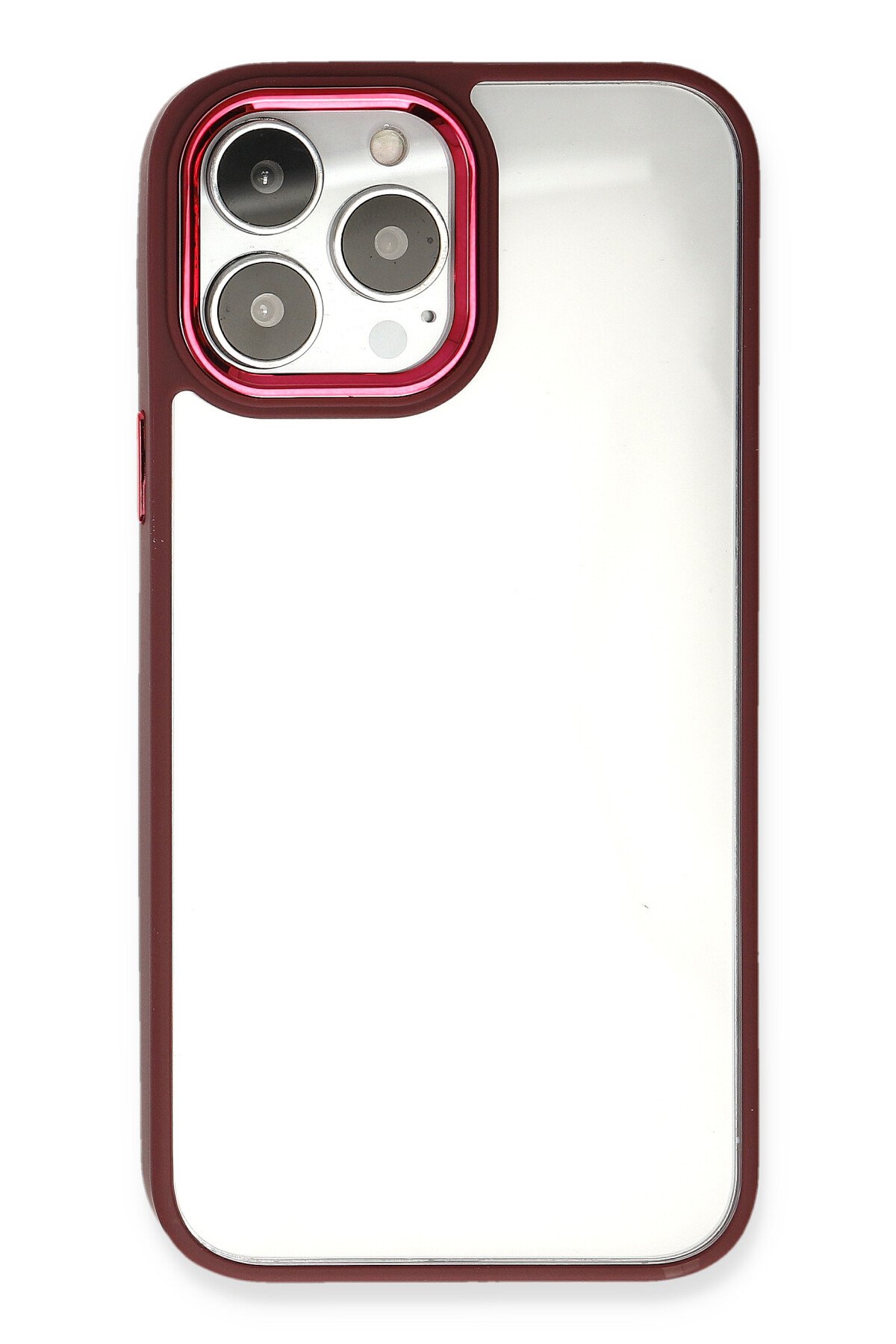 Newface iPhone 14 Pro Kılıf Optimum Silikon - Bordo