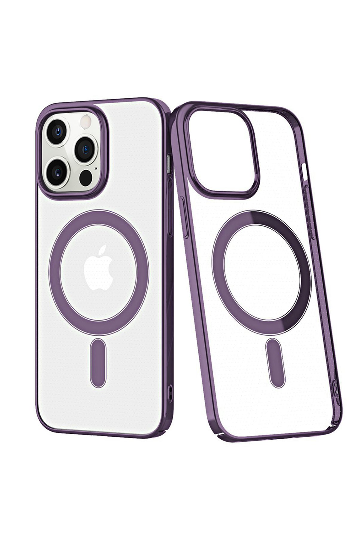 Newface iPhone 13 Pro Kılıf Coco Deri Silikon Kapak - Mavi