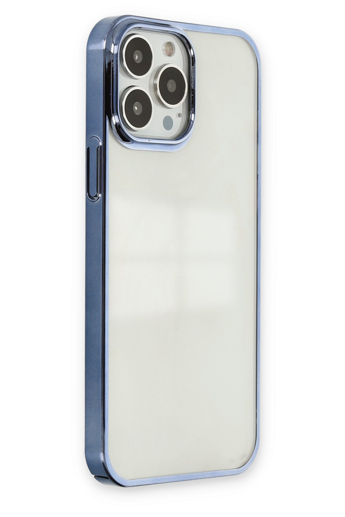 Newface iPhone 13 Pro Kılıf Coco Karbon Silikon - Gri