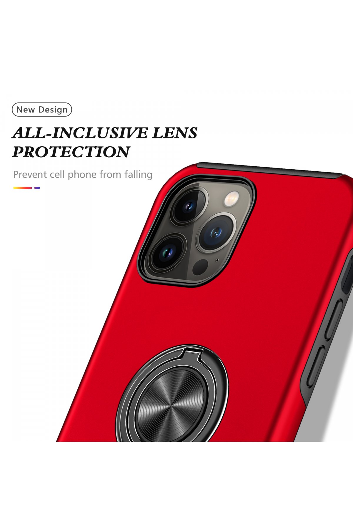 Newface iPhone 13 Pro Kılıf Miami Şeffaf Silikon - Lila