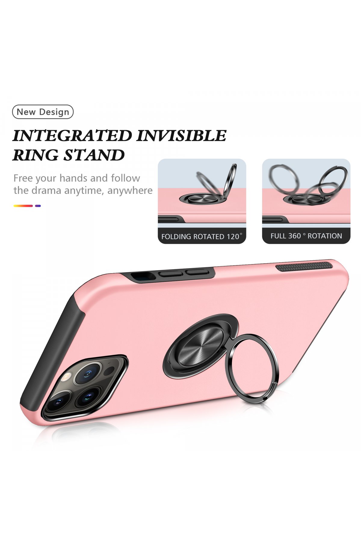Newface iPhone 13 Pro Kılıf Lukka Magneticsafe Kapak - Koyu Yeşil