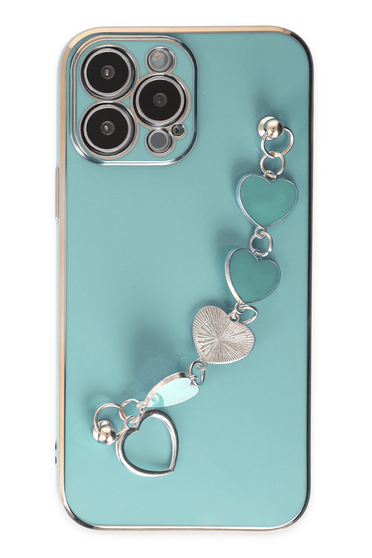 Newface iPhone 13 Pro Pers Alüminyum Kamera Lens - Gümüş