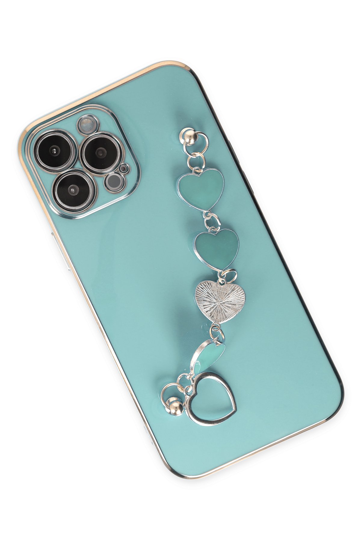 Newface iPhone 13 Pro Pers Alüminyum Kamera Lens - Gümüş