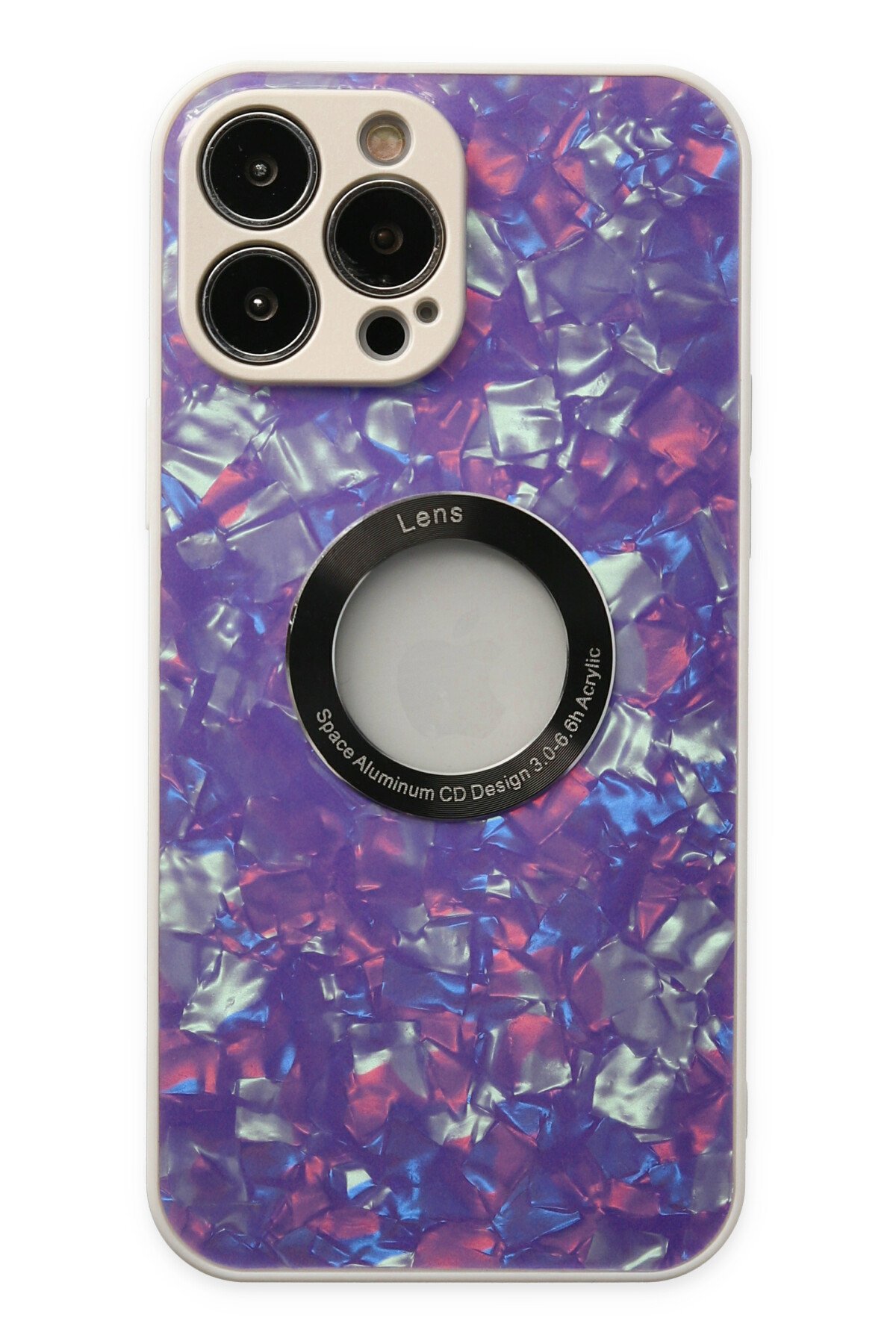 Newface iPhone 13 Pro Shine Kamera Lens Koruma Cam - Gold