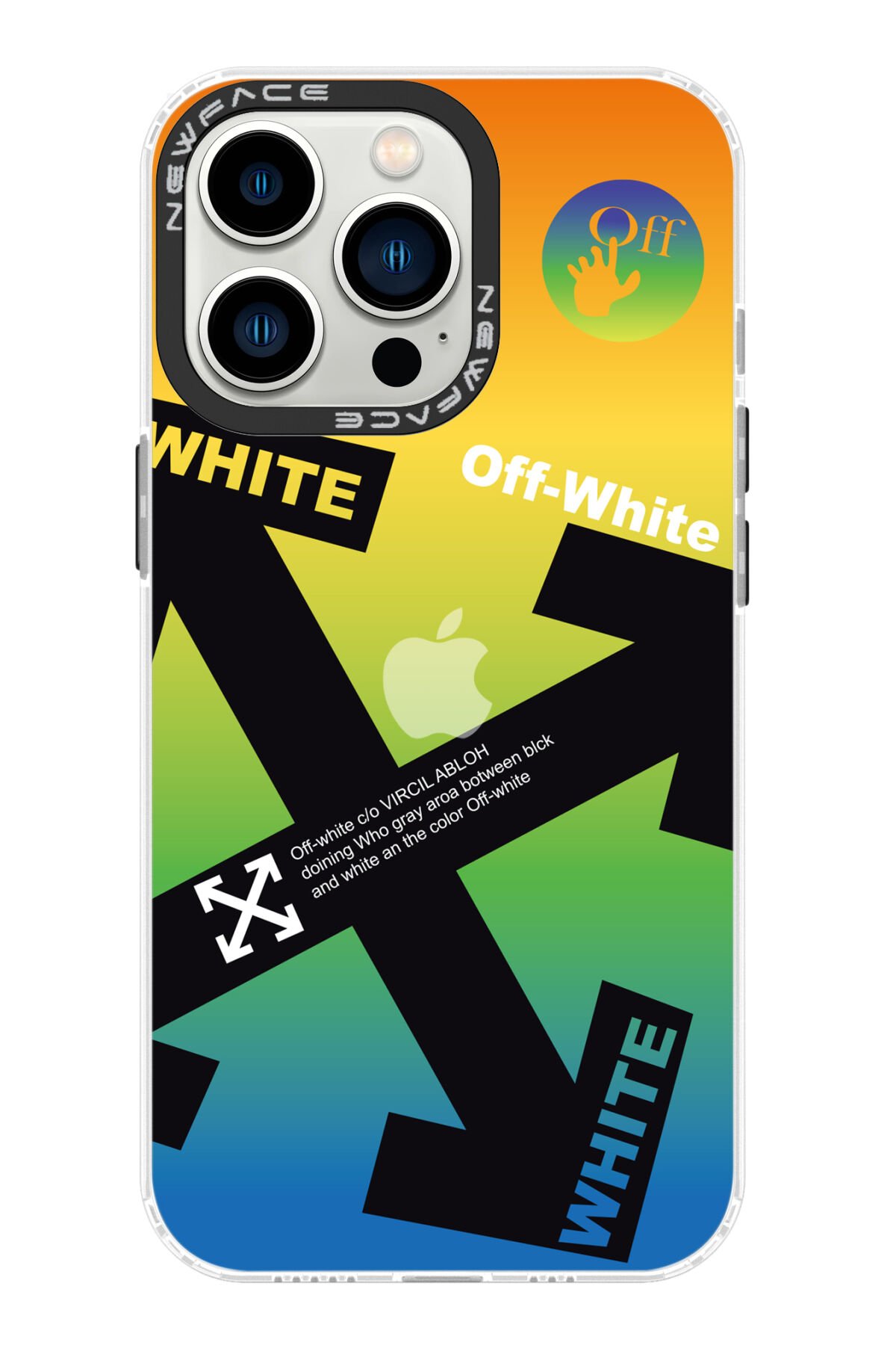 Newface iPhone 13 Pro Kılıf Razer Lensli Silikon - Siyah