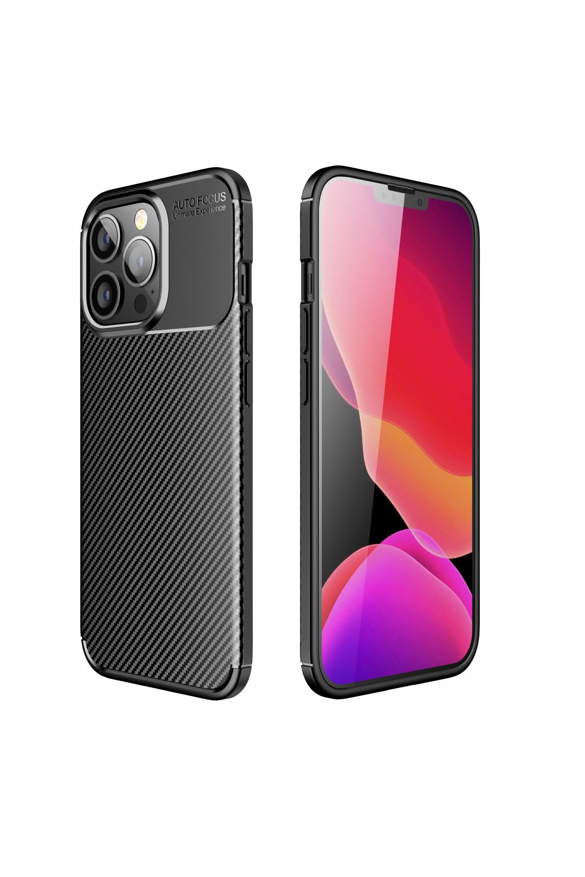 Newface iPhone 13 Pro Kılıf Element Silikon - Gümüş