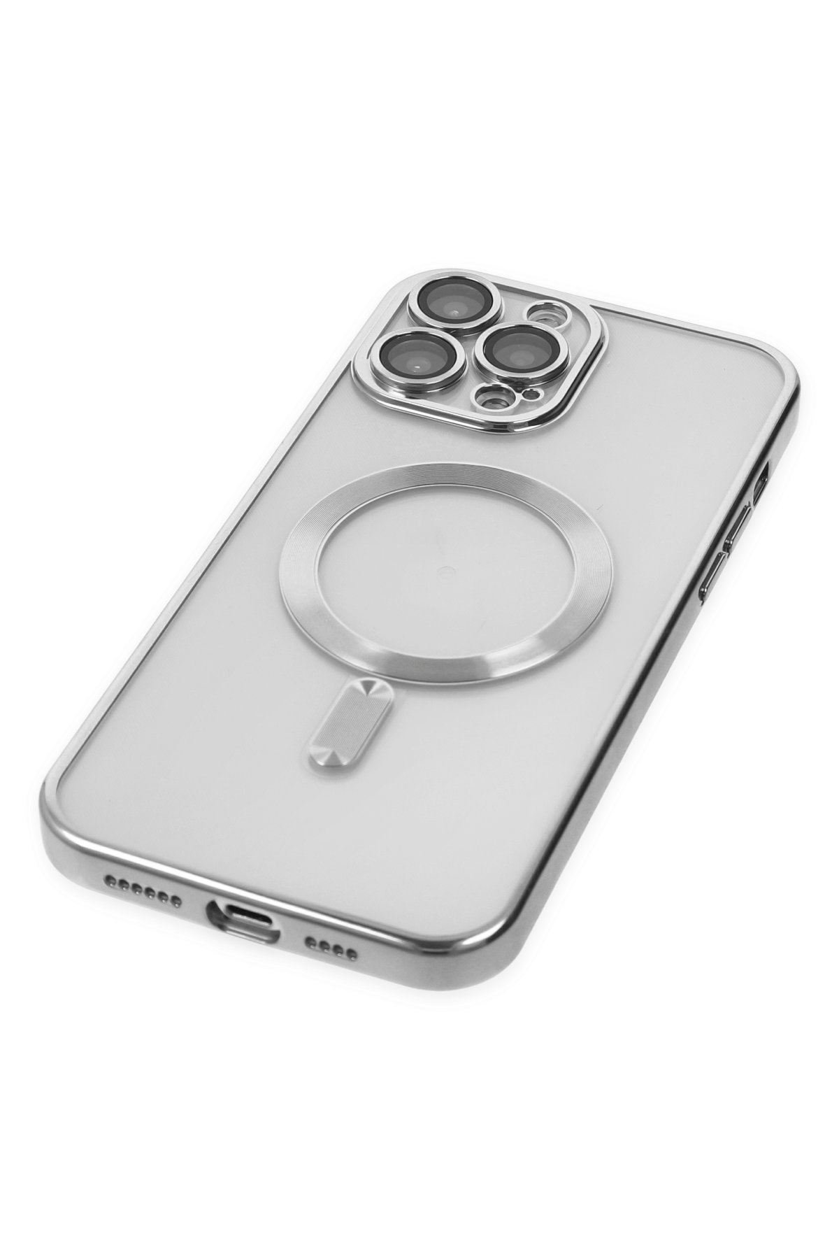 Newface iPhone 13 Pro Kılıf Range Yüzüklü Silikon - Siyah-Gold