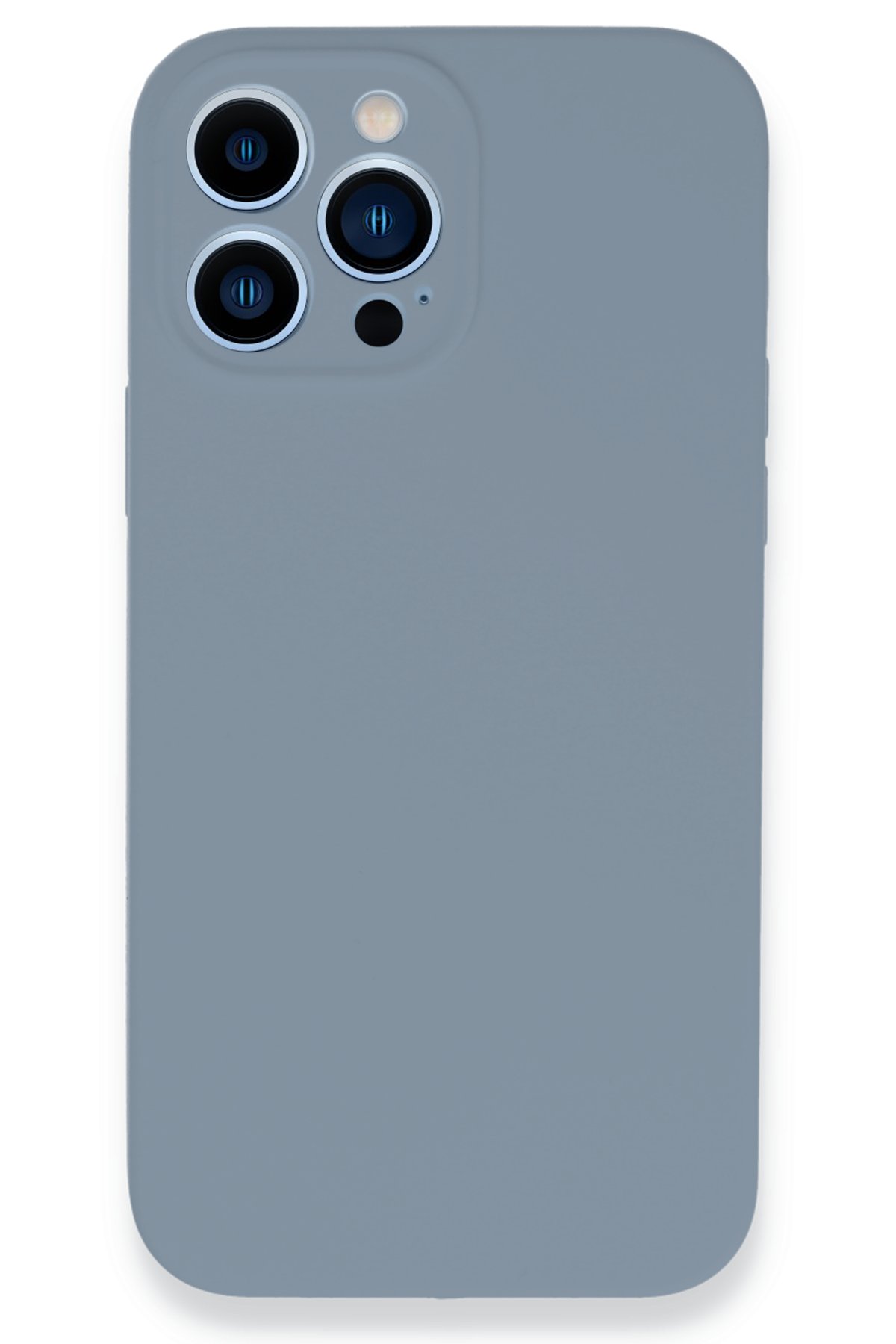 Newface iPhone 13 Pro Kılıf Nano içi Kadife Silikon - Koyu Yeşil