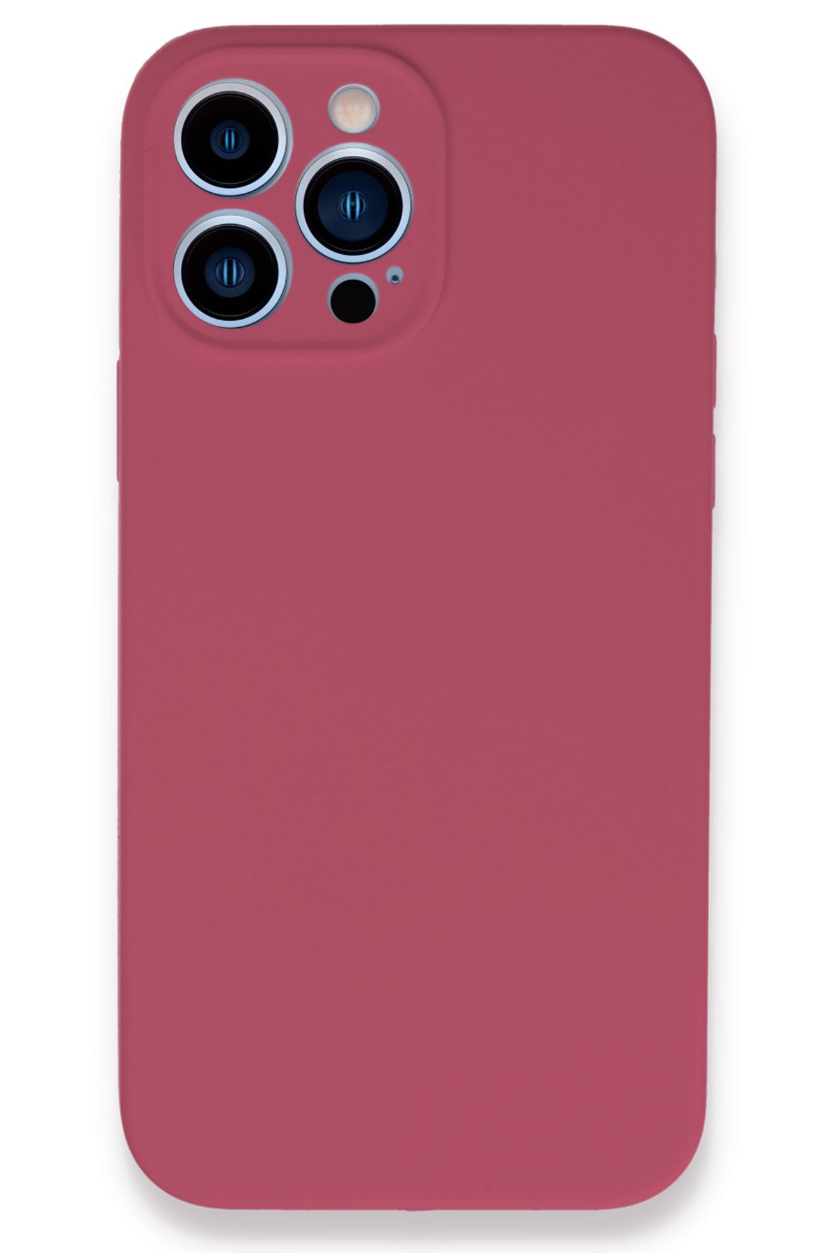 Newface iPhone 13 Pro Max Kılıf Nano içi Kadife Silikon - Bej