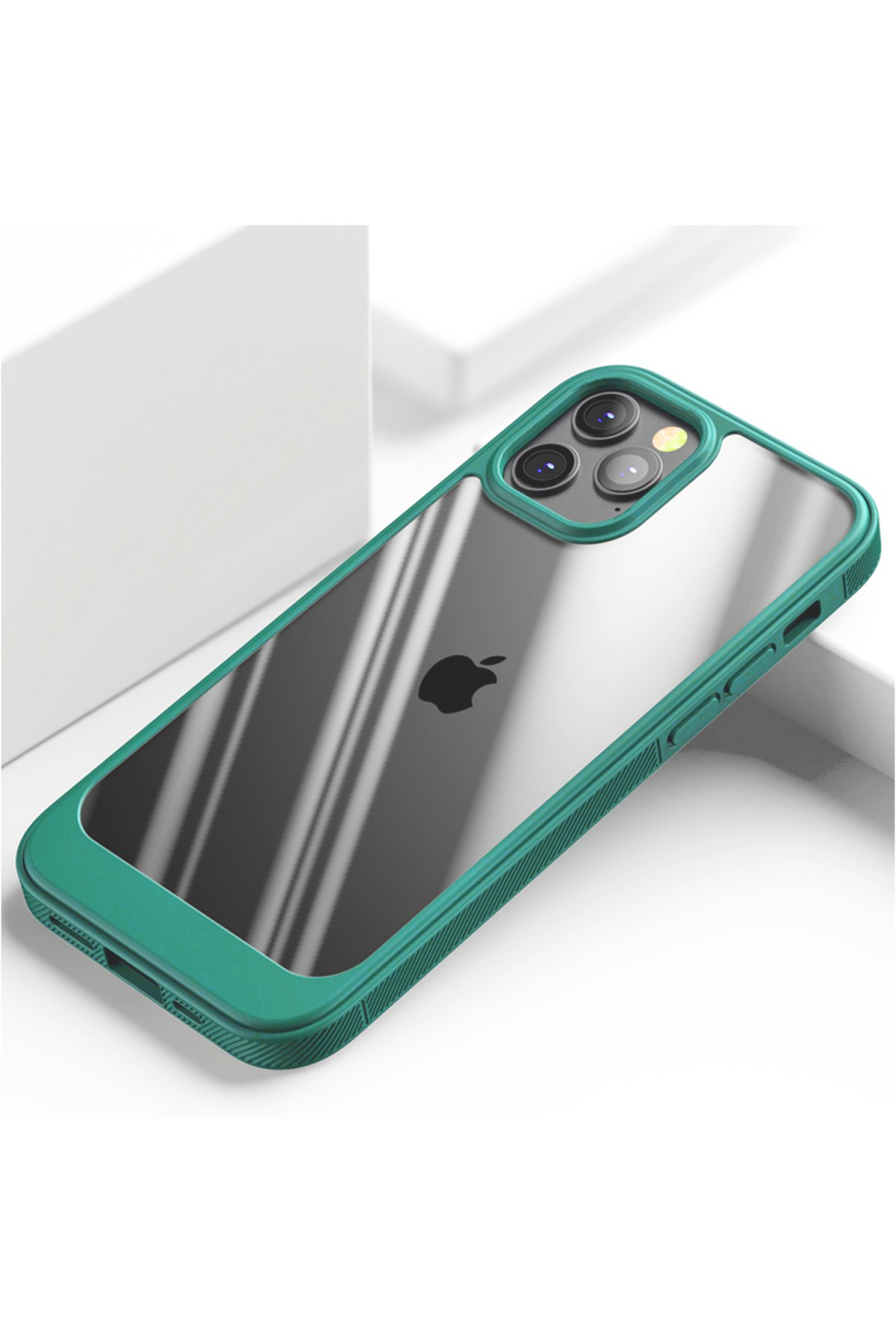 Newface iPhone 13 Pro Kılıf Coco Deri Silikon Kapak - Açık Lila