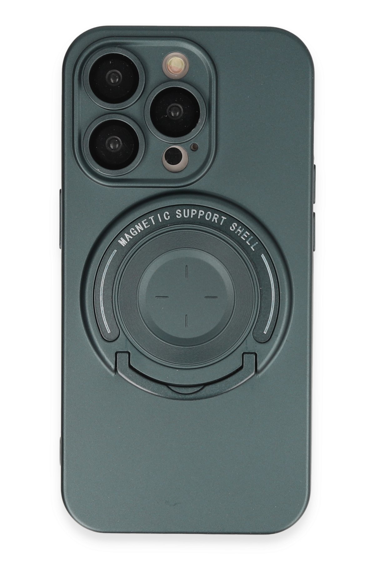 Newface iPhone 13 Pro Kılıf Divo Lazer Askılı Magsafe Kapak - Kırmızı