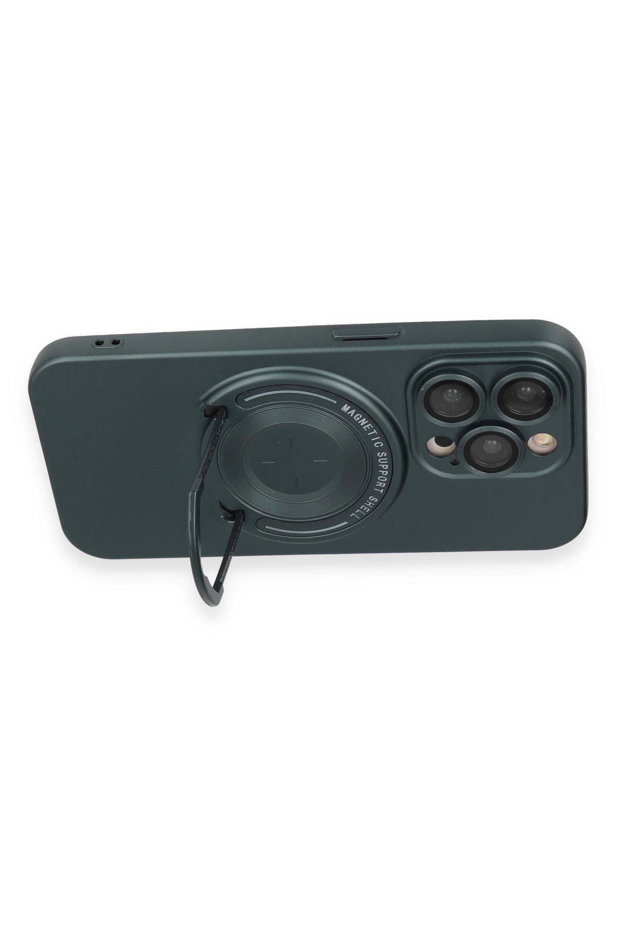 Newface iPhone 13 Pro Kılıf Divo Lazer Askılı Magsafe Kapak - Kırmızı