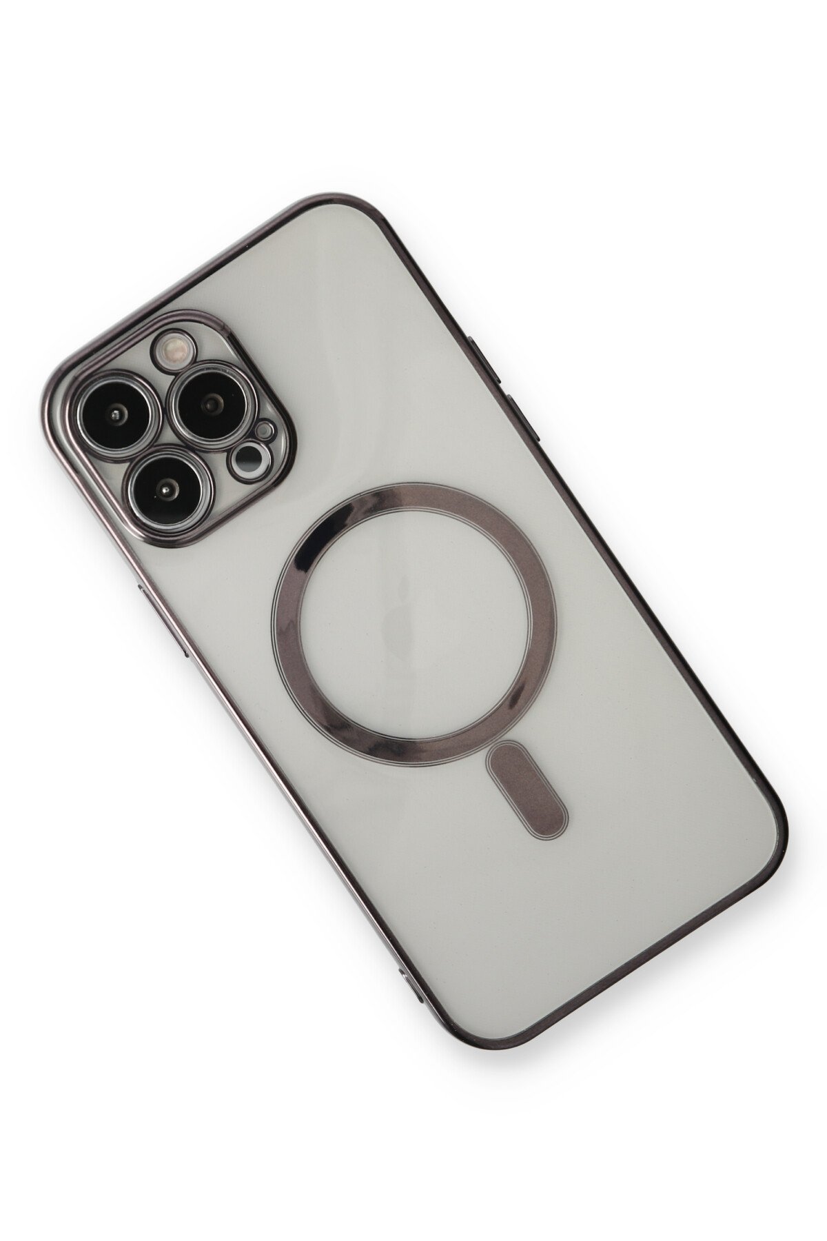 Newface iPhone 13 Pro Kılıf Karbon PP Silikon - Siyah