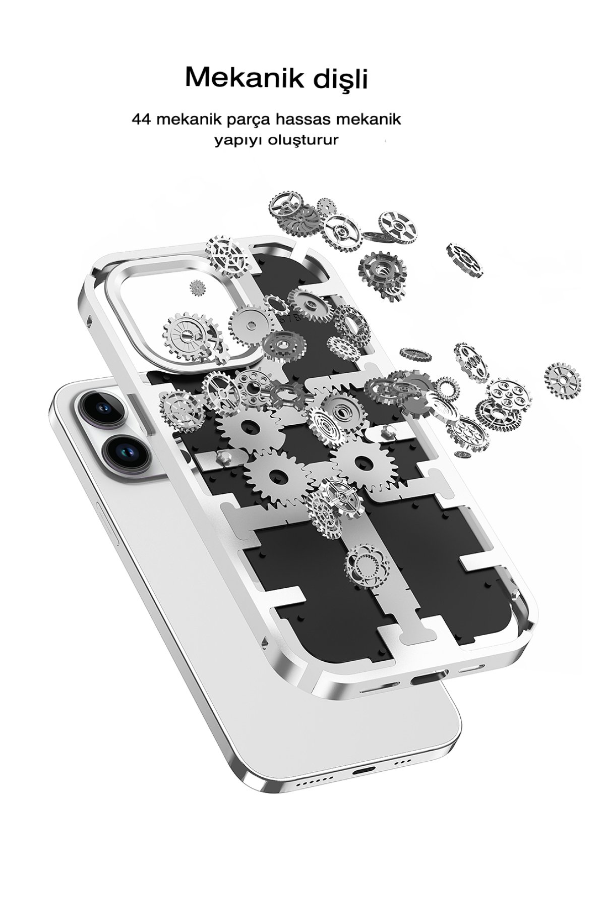 Newface iPhone 13 Pro Kılıf Element Silikon - Siyah