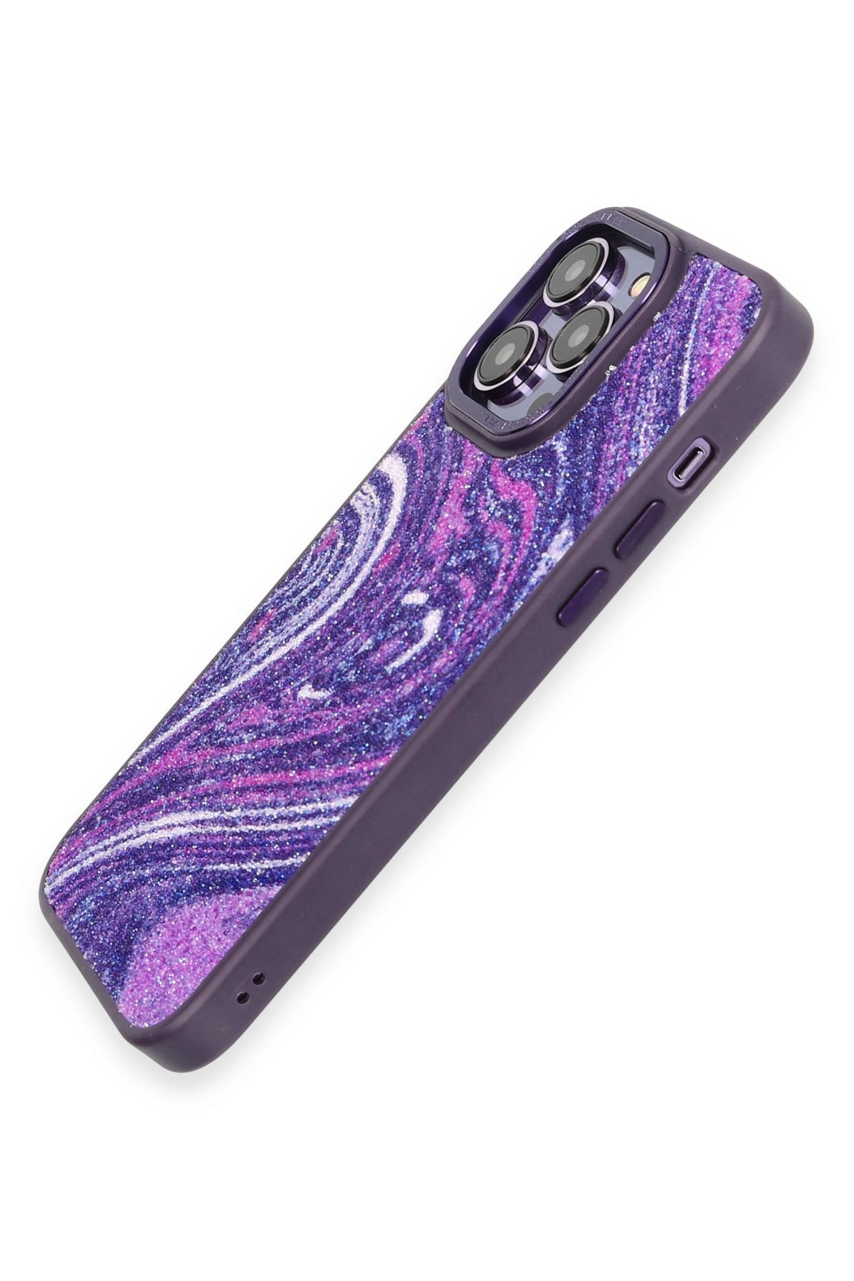 Newface iPhone 13 Pro Kılıf Platin Kamera Koruma Silikon - Pembe