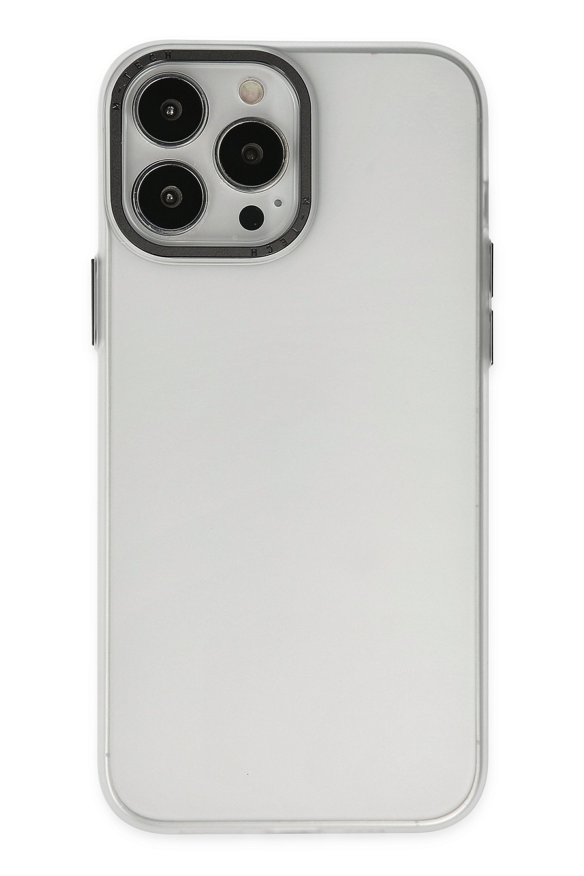 Newface iPhone 13 Pro Kılıf Ebruli Lansman Silikon - Sarı-Lila