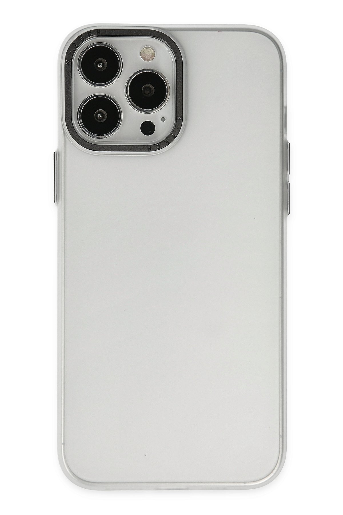 Newface iPhone 13 Pro Kılıf Palm Buzlu Kamera Sürgülü Silikon - Lacivert
