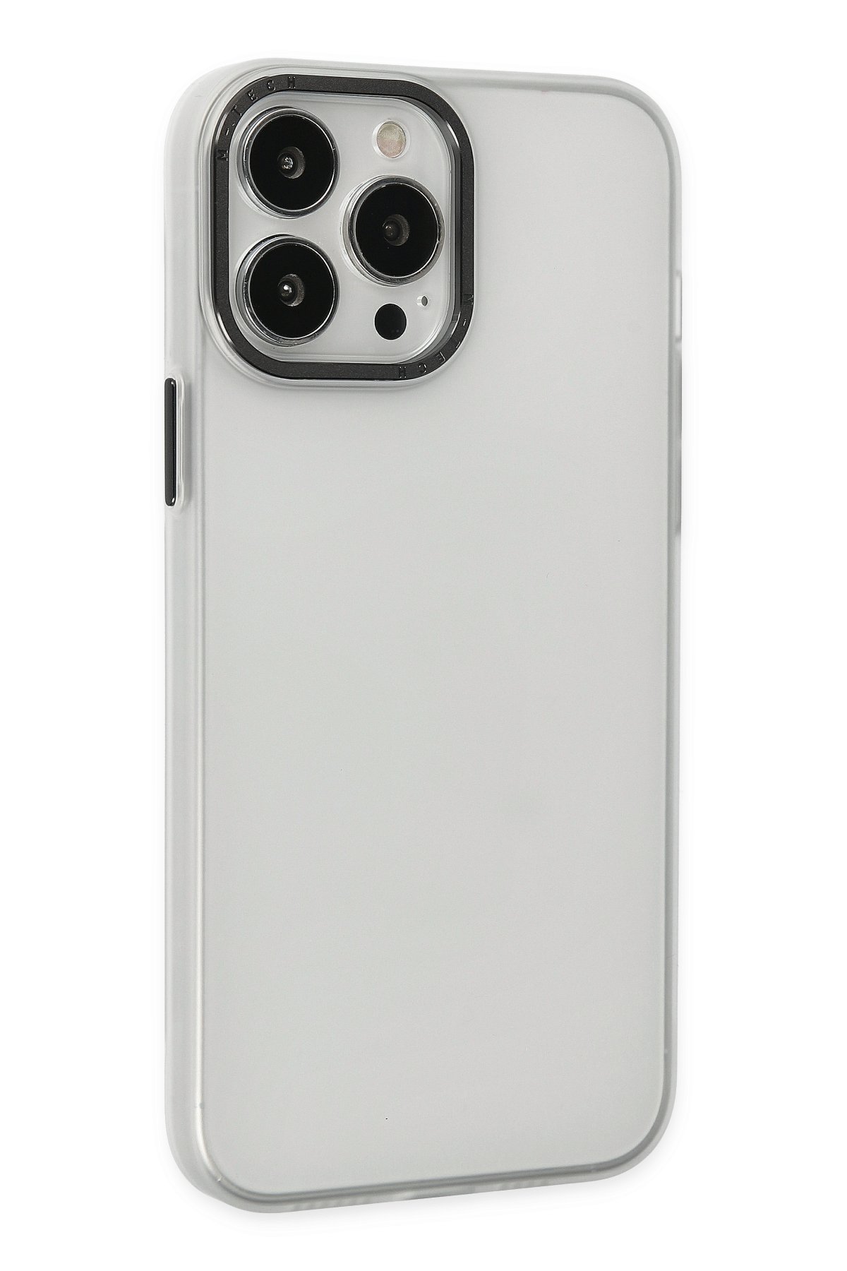 Newface iPhone 13 Pro Kılıf Ebruli Lansman Silikon - Sarı-Lila