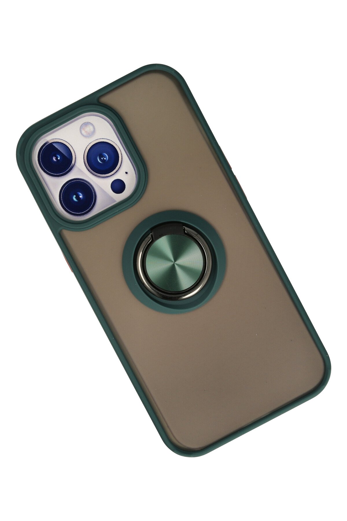 Newface iPhone 13 Pro Kılıf Razer Lensli Silikon - Mavi