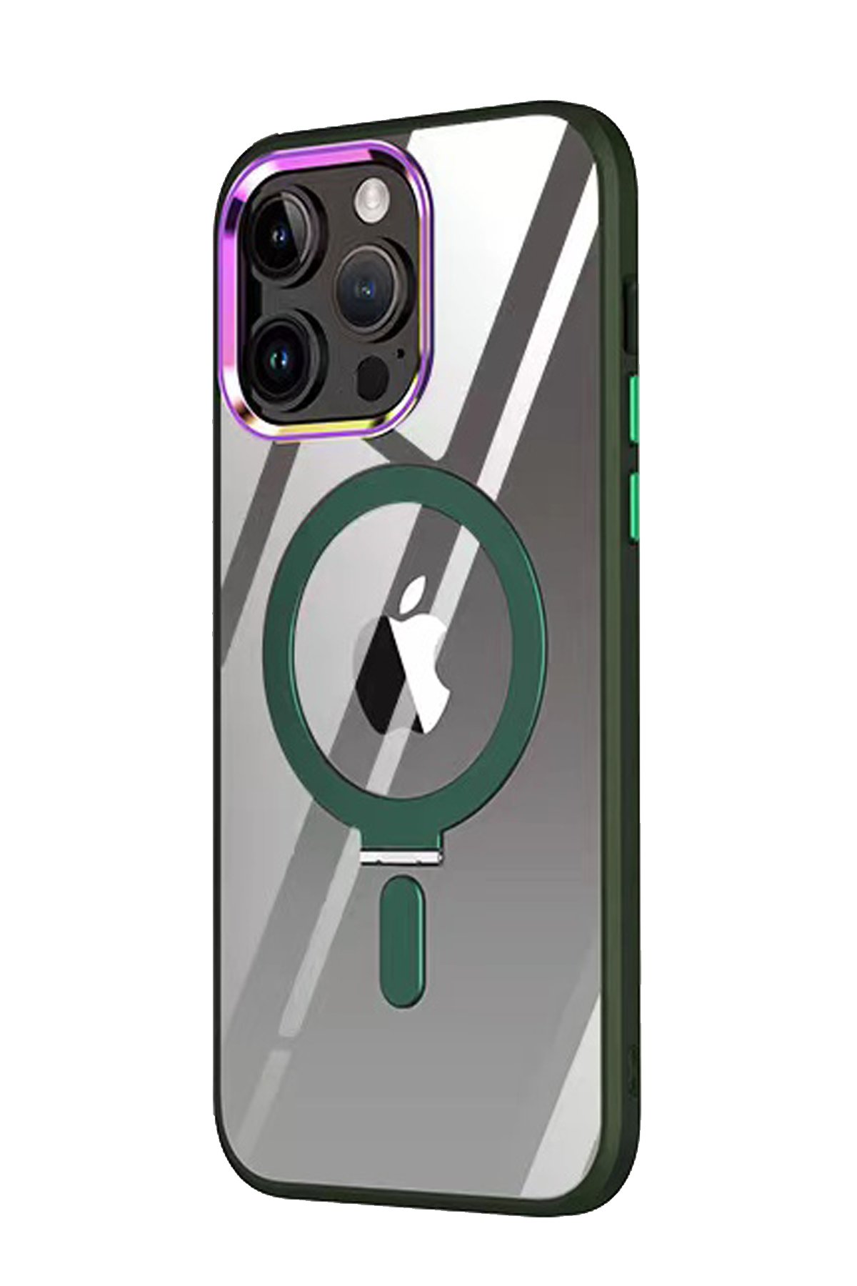 Newface iPhone 13 Pro Kılıf Moshi Lens Magneticsafe Silikon - Gümüş