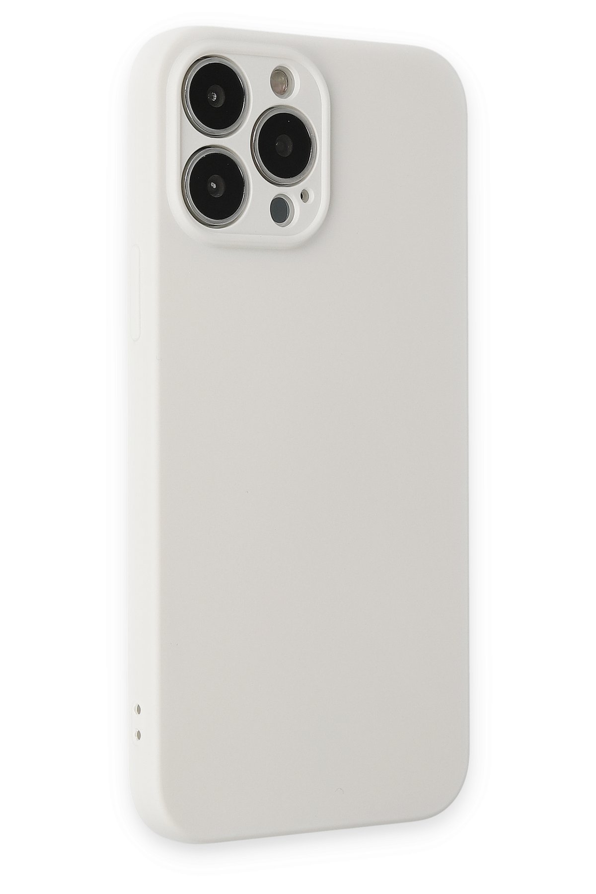 Newface iPhone 13 Pro Kılıf Volet Silikon - Beyaz