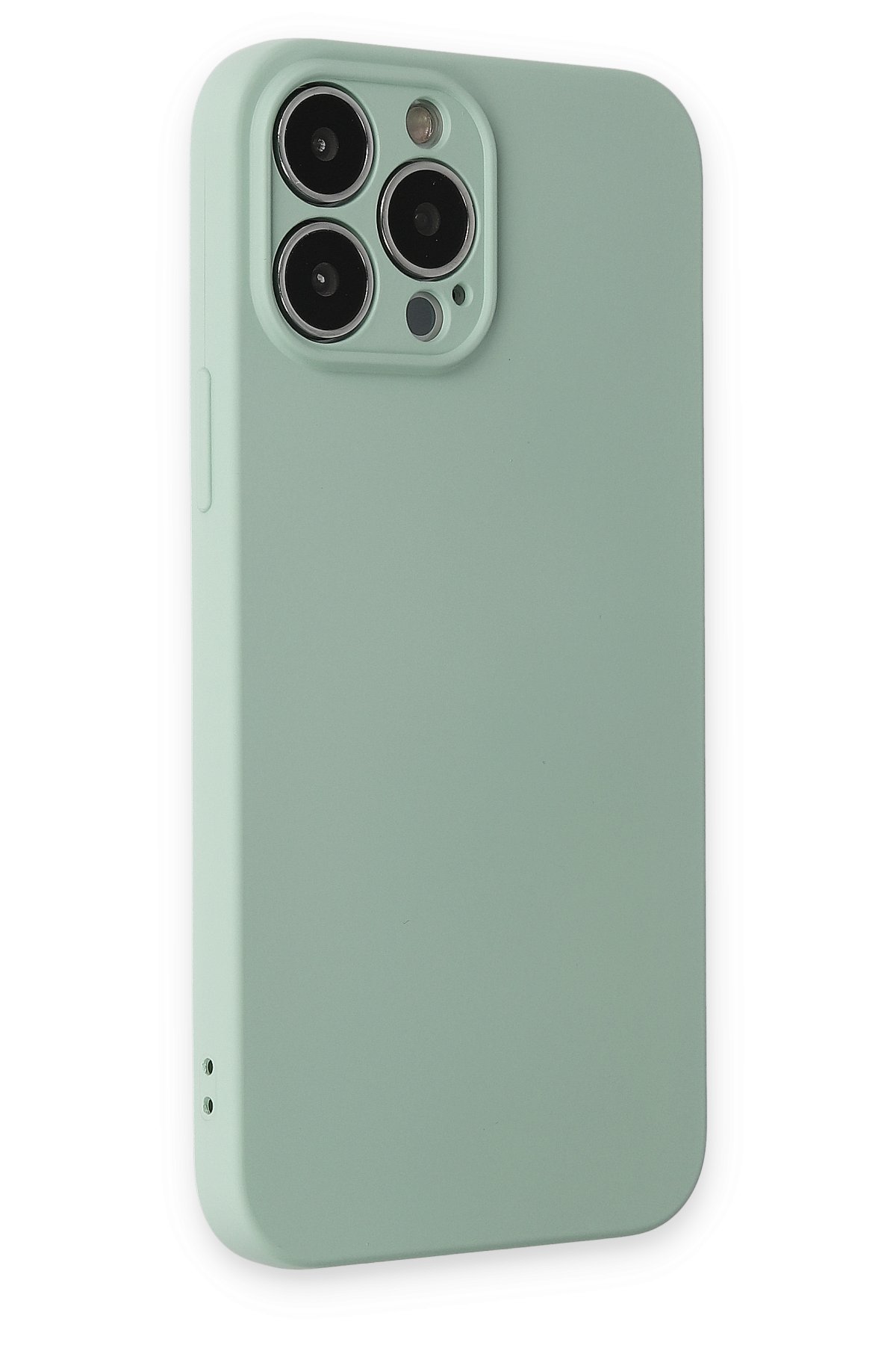 Newface iPhone 13 Pro Kılıf Nano içi Kadife Silikon - Koyu Lila