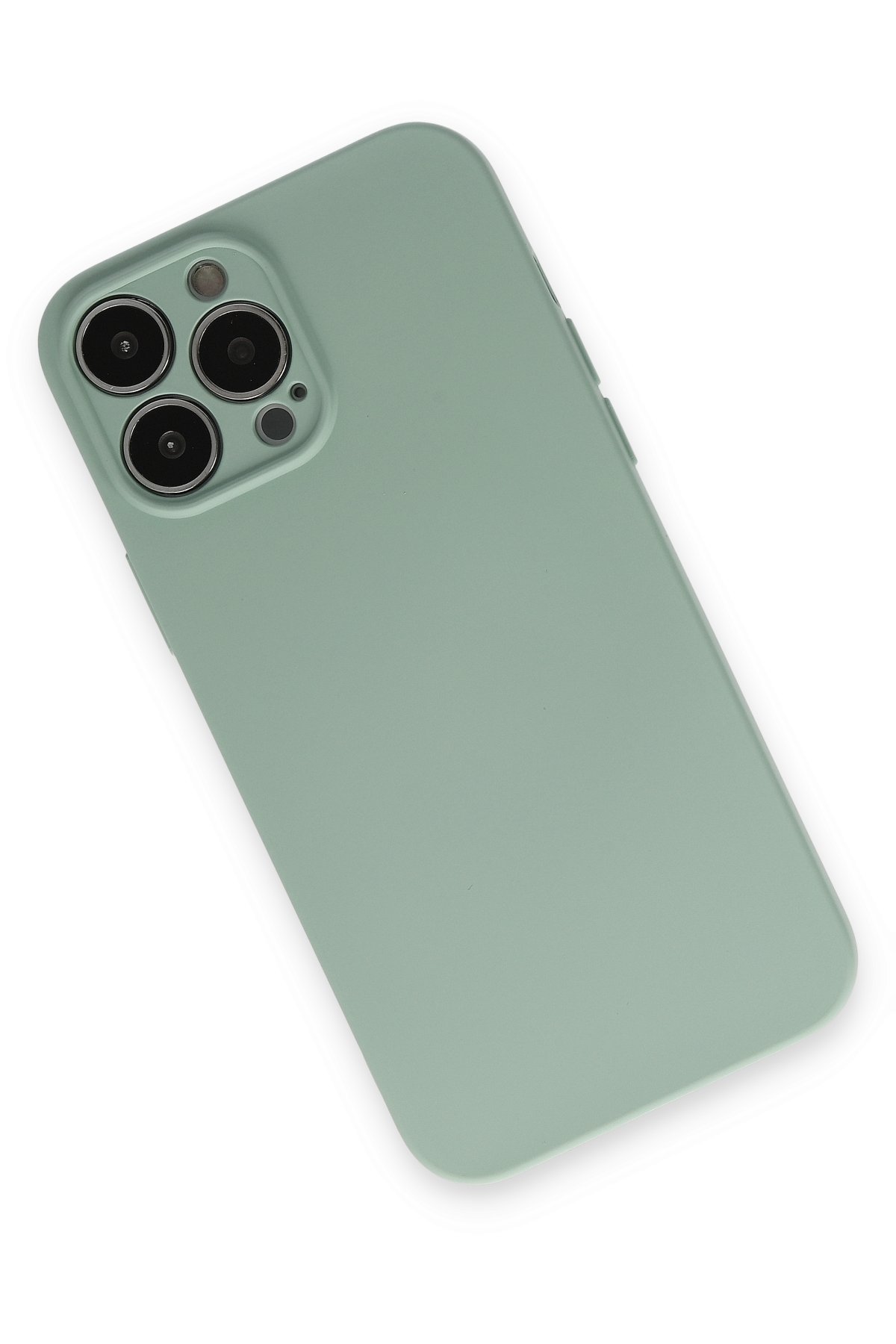 Newface iPhone 13 Pro Kılıf Nano içi Kadife Silikon - Koyu Lila