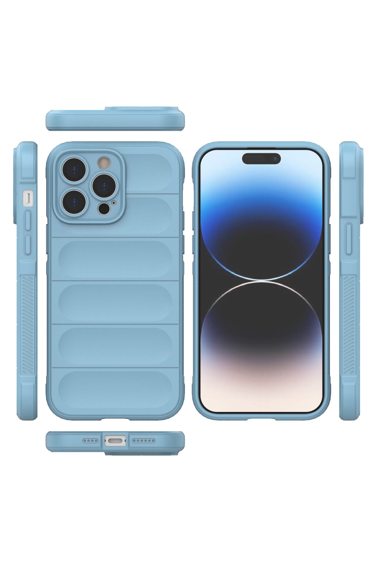 Newface iPhone 13 Pro Kılıf Esila Silikon - Siyah