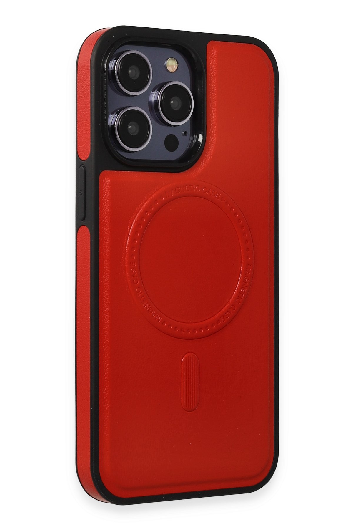 Newface iPhone 13 Pro Kılıf Asya Deri Silikon - Mor