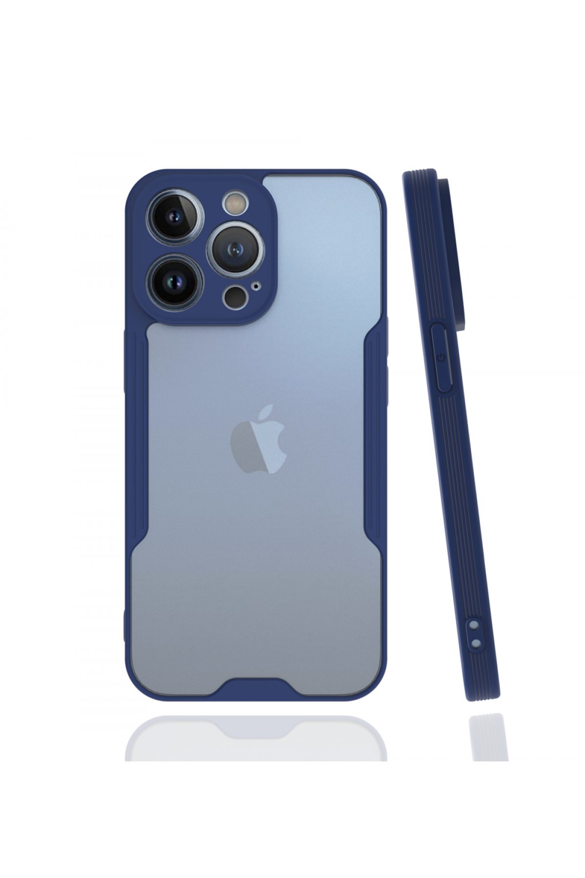 Newface iPhone 13 Pro Kılıf Mekanik Magsafe Kapak - Sierra Blue