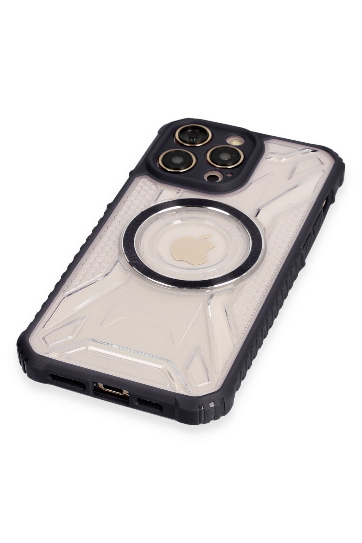 Newface iPhone 13 Pro Kılıf Troy Magsafe Kapak - Beyaz