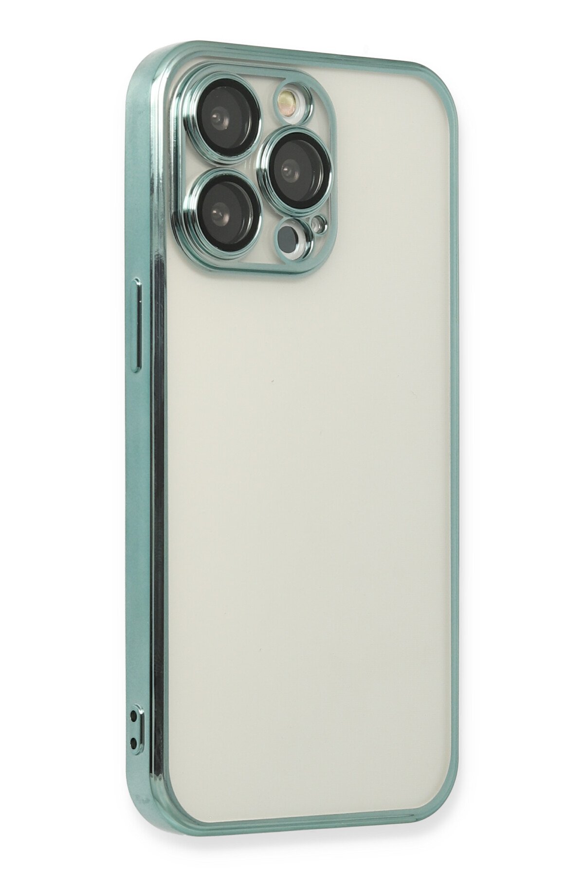 Newface iPhone 13 Pro Kılıf Rolet Stand Kapak - Sierra Blue