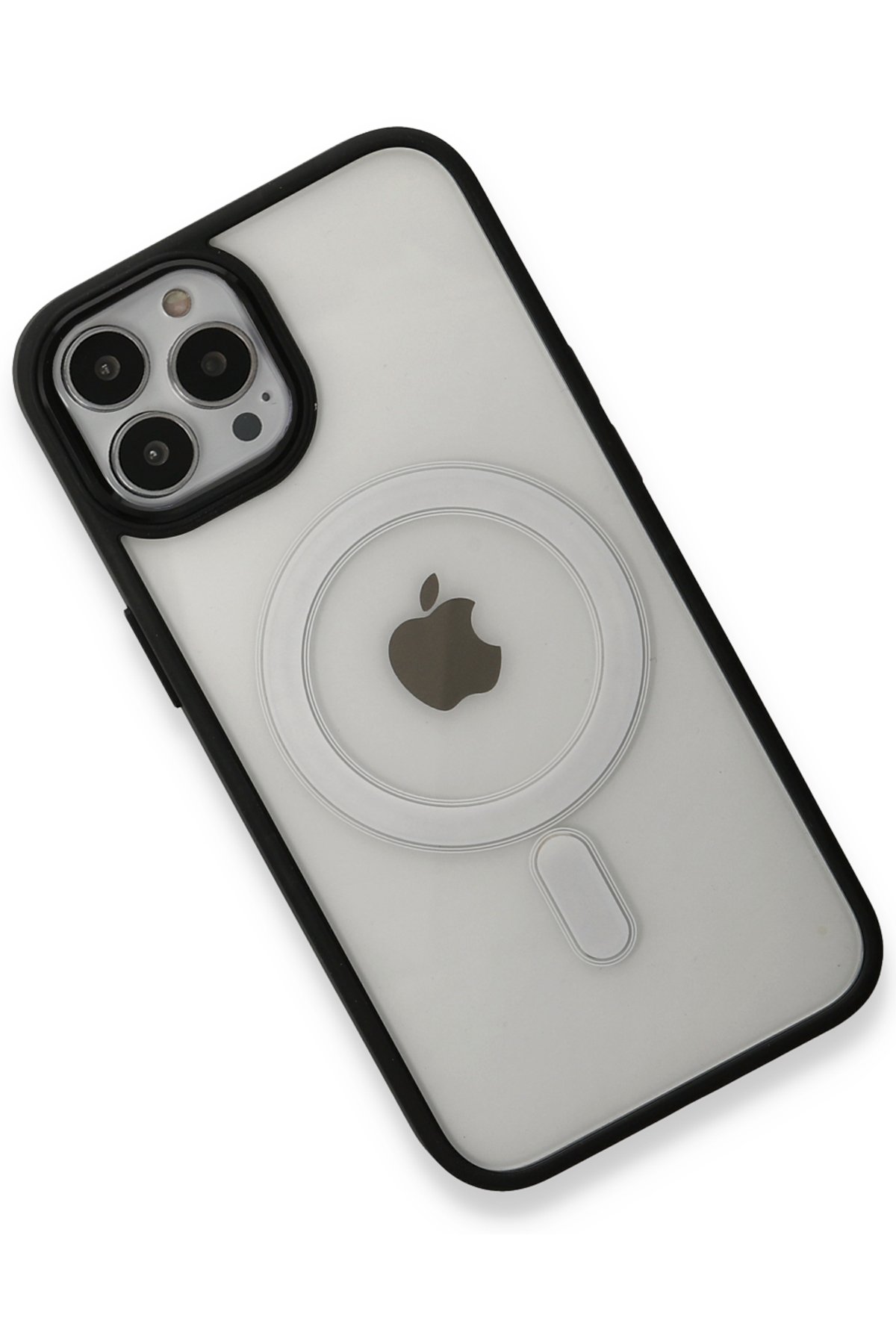 Newface iPhone 13 Pro Kılıf Lansman Glass Kapak - Lacivert