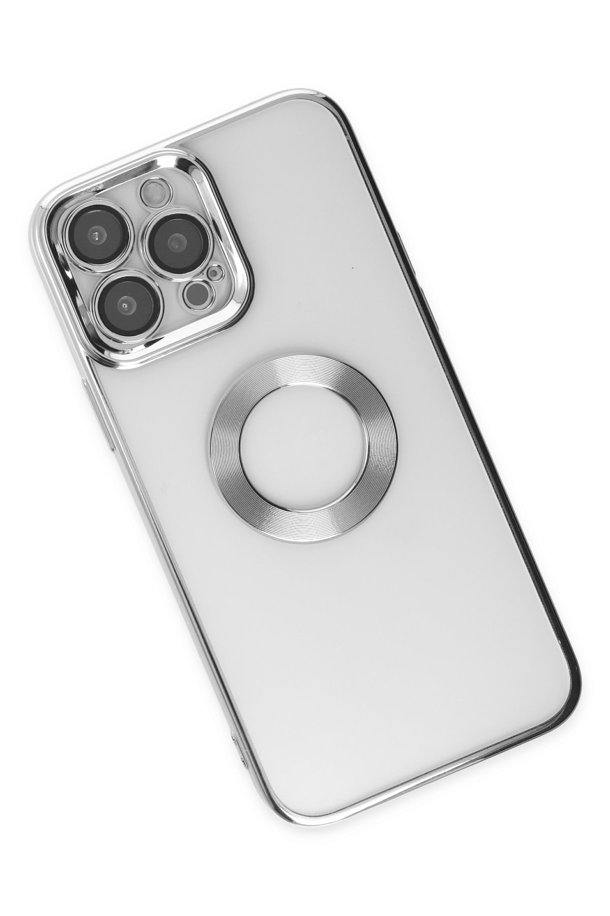 Newface iPhone 13 Pro Kılıf Prada Desenli Kapak - Prada Mor - 1